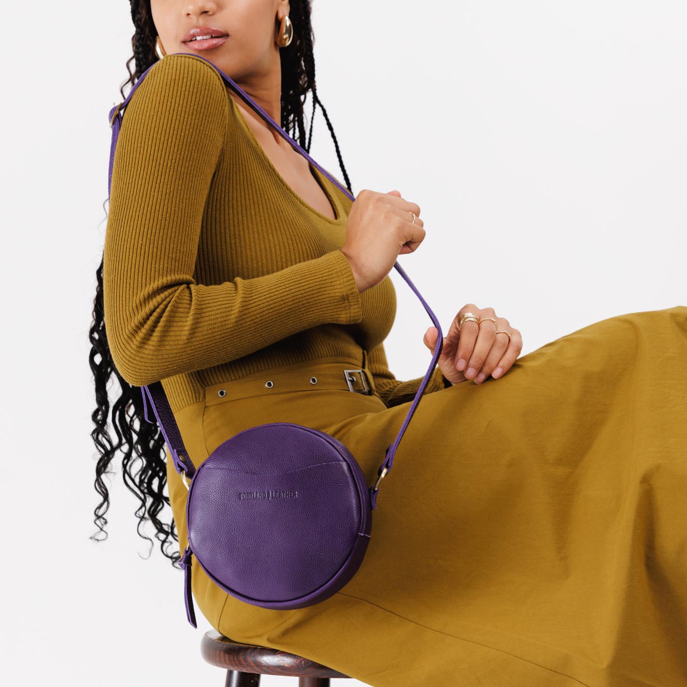 Almost Perfect Circle Crossbody Bag - Stylish & Compact Women's Shoulder Purse for Everyday Use, Travel, and Shopping
