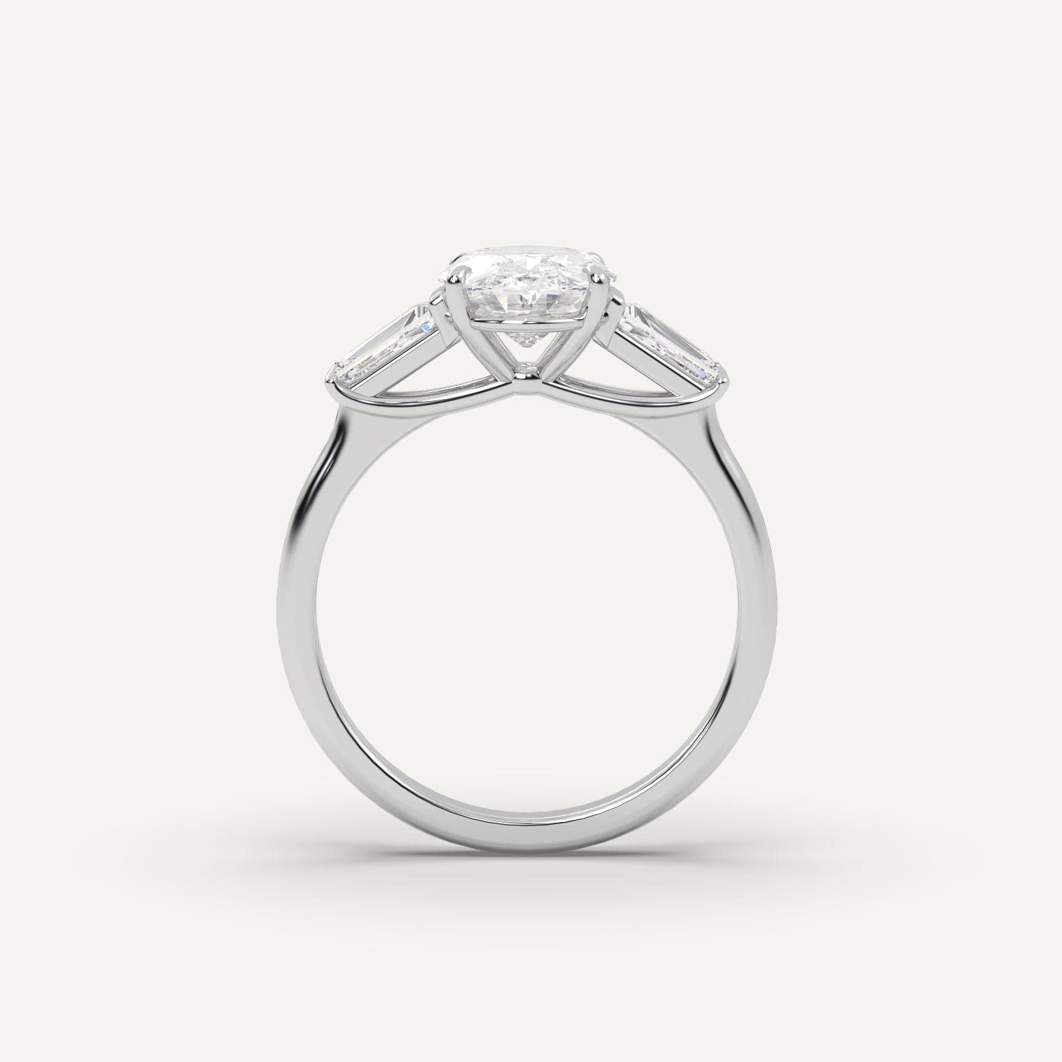 2 Carat Oval Cut Diamond Engagement Ring for Women - Elegant Solitaire Wedding Band, Perfect for Proposals, Anniversaries & Special Occasions