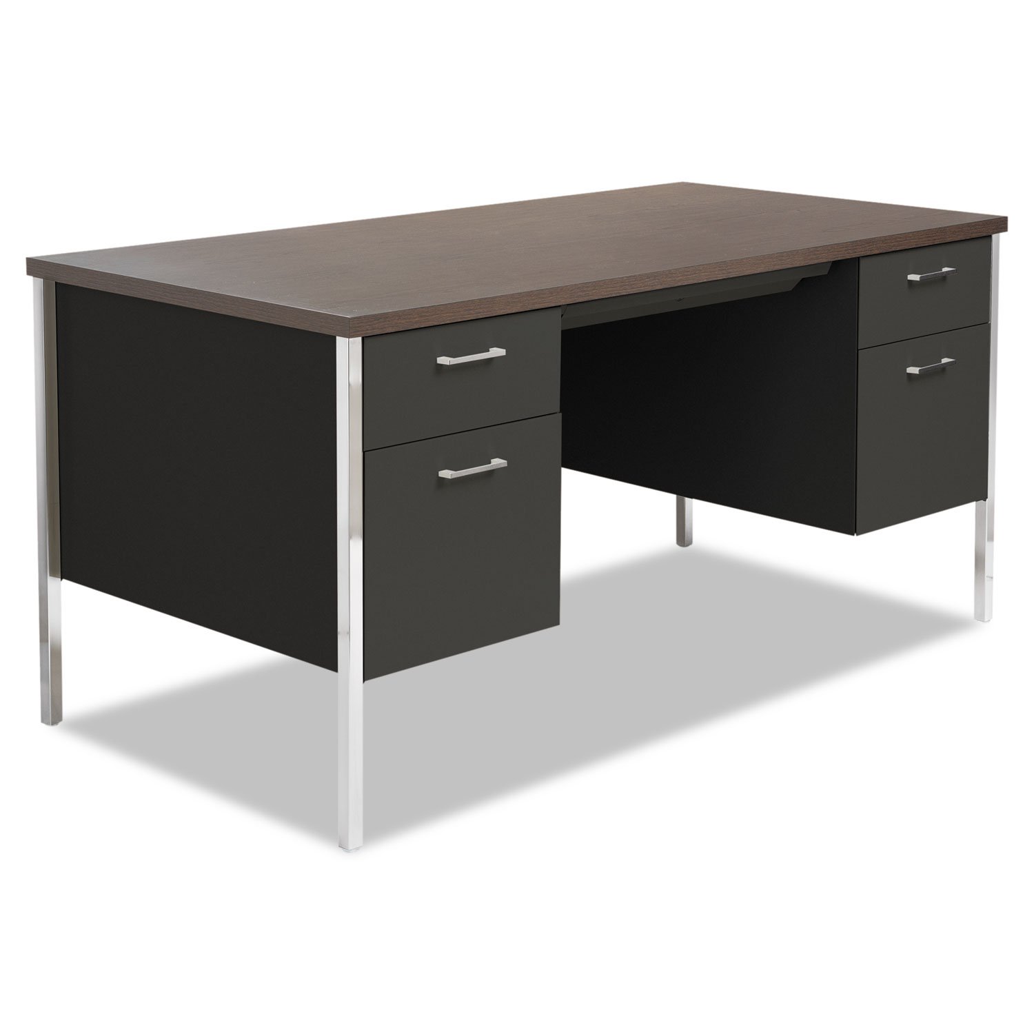 Alera Steel Double Pedestal Desk for Home Office Work