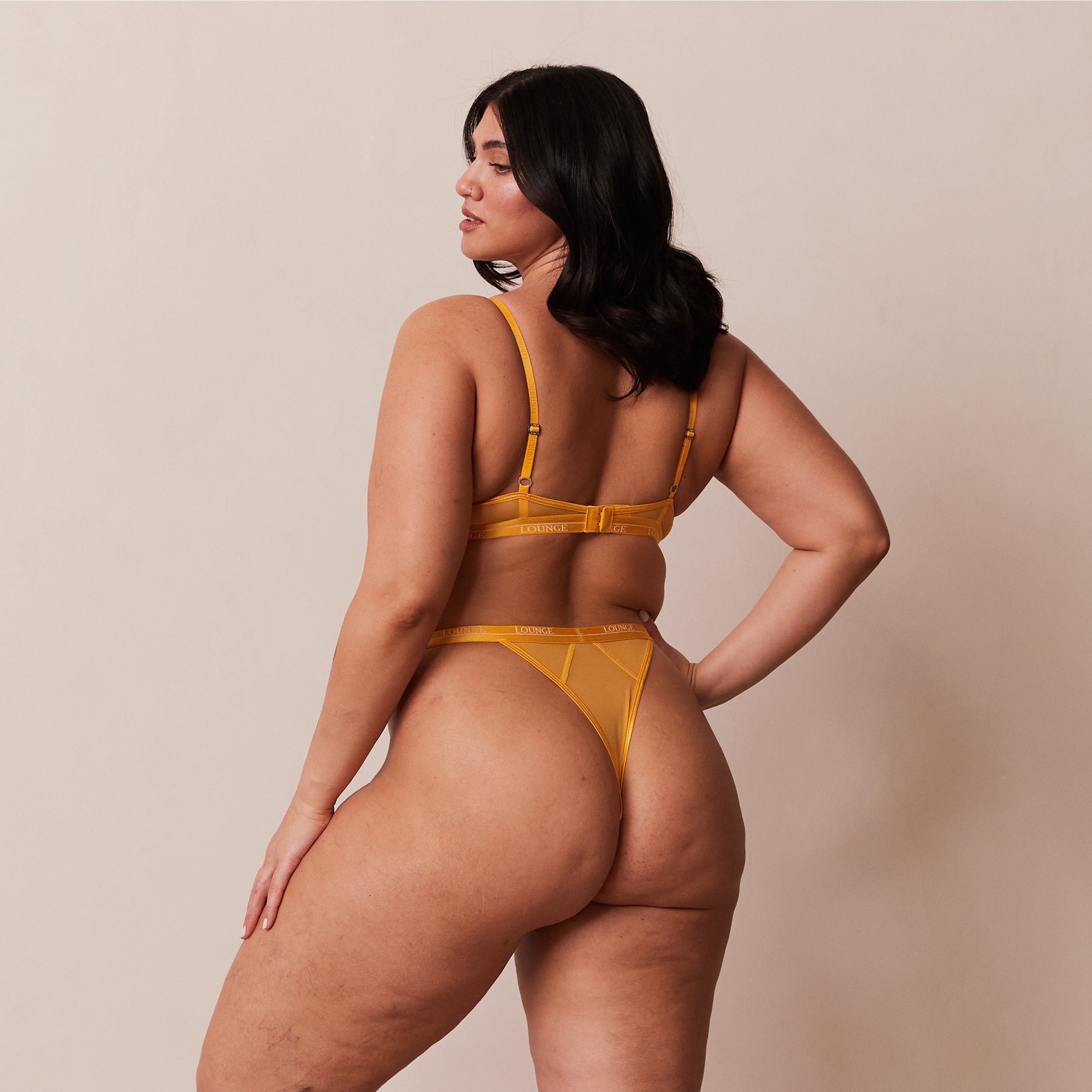 Blossom Balcony Bra Mustard - Comfortable Lace Underwire Bra for Women, Perfect for Everyday Wear & Special Occasions