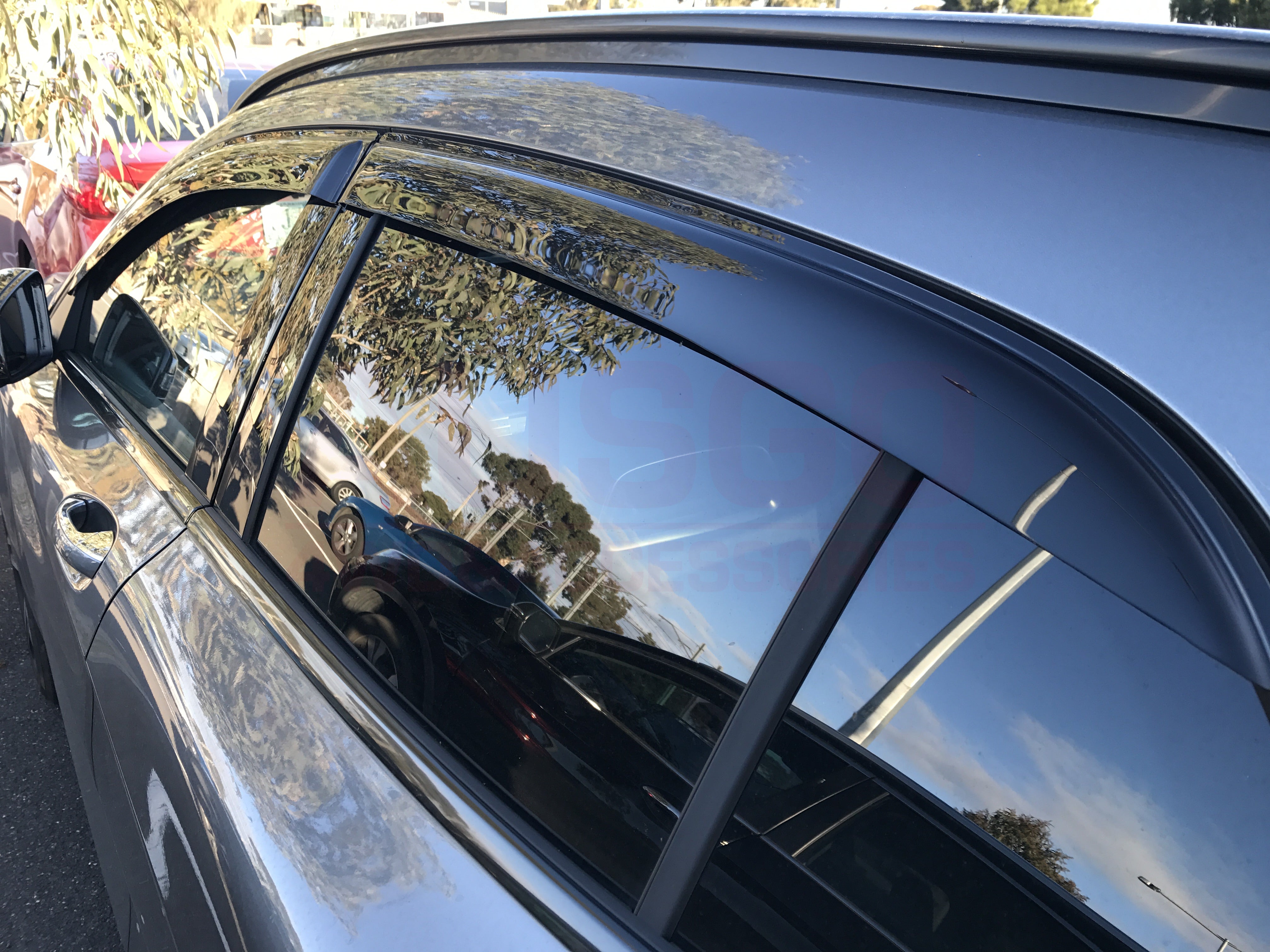 Weather Shields for Mercedes Benz GLA Class X156 (2014-2019) - Rain Guards & Window Deflectors - Perfect for All-Weather Protection & Driving Comfort