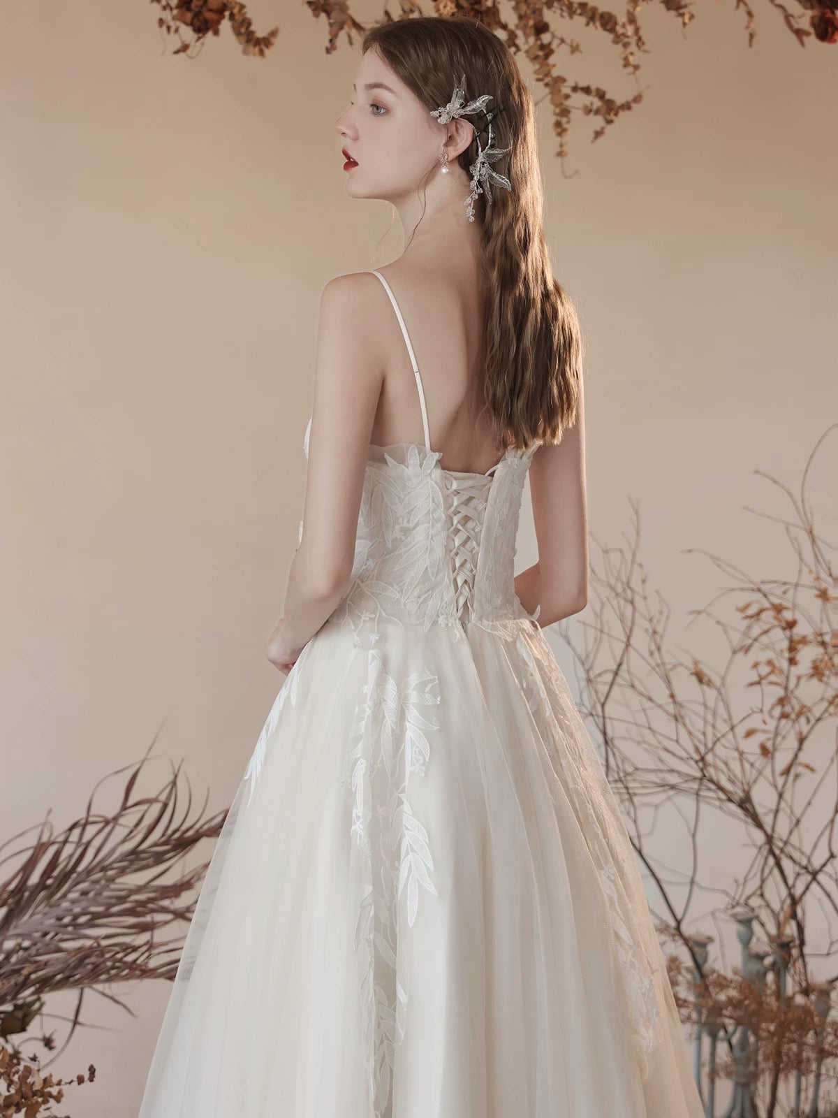 Elegant A-Line Tulle Lace Tea-Length White Prom Dress - Long Formal Evening Gown for Homecoming, Quinceañera & Special Occasions