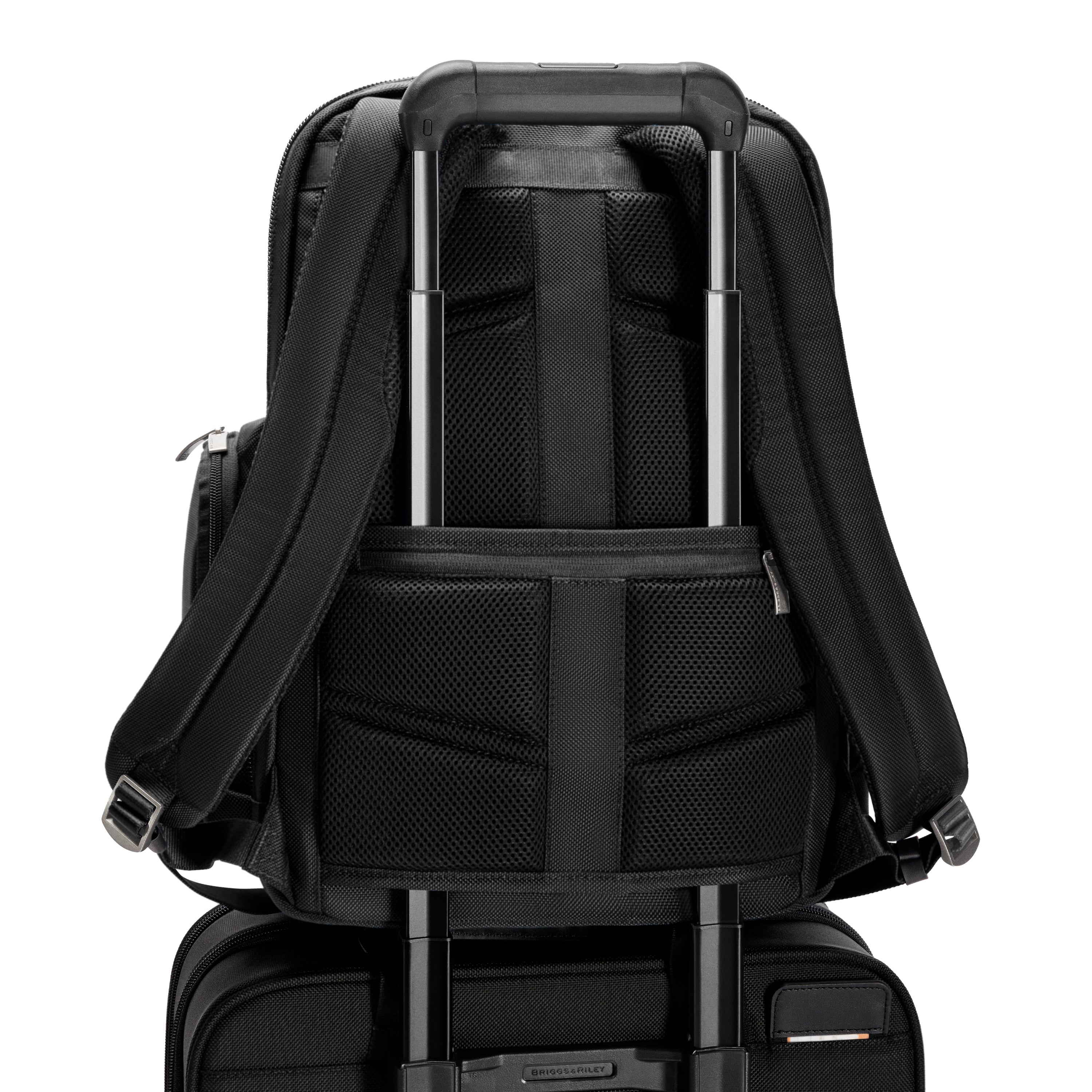 Briggs & Riley @work 2.0 Medium Widemouth Backpack for Business Travel & Commuting - Durable Laptop Backpack with Spacious Organization for Work & School