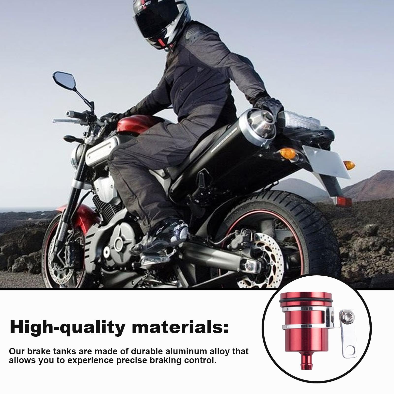 Motorcycle Brake Fluid Reservoir Cup - Clutch Oil Container for Rear Brake Cylinder Refill - Perfect for Motorcycle Maintenance