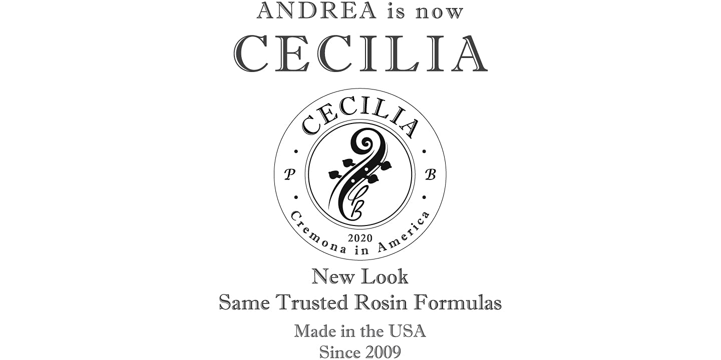 Premium CECILIA 'SOLO' Cello Rosin - Specially Formulated Rosin for Cello Bows (Mini Half Cake) - Ideal for Professional Musicians & Students for Smooth Bow Performance