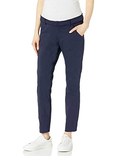 Motherhood Maternity Postpartum Compression Work Pants for Women - Slim Fit Ankle-Length Post Pregnancy Recovery Pants for Work & Everyday Wear