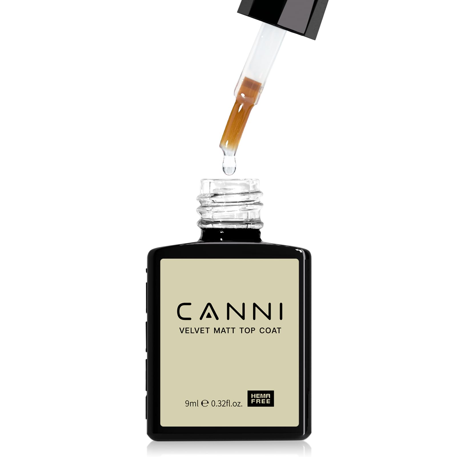 CANNI Gel Matte Nail Polish - 9ML Long Lasting Soak Off UV Gel Polish for DIY Nails at Home & Salon Use | Perfect for Manicures, Pedicures & Nail Art Designs