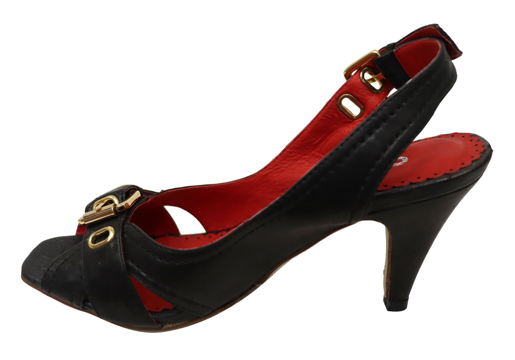 Orizonte Palms Women's Leather Heel Sandals - Comfortable High Heel Dress Shoes for Women - Perfect for Weddings, Parties & Office Wear