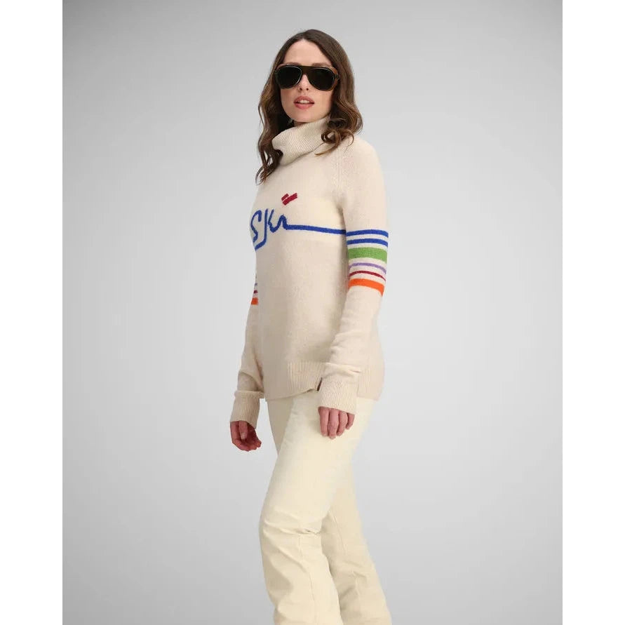 Obermeyer Women's Apres Vous Turtleneck Sweater 2025 - Warm Winter Pullover for Skiing, Snowboarding & Casual Outfits