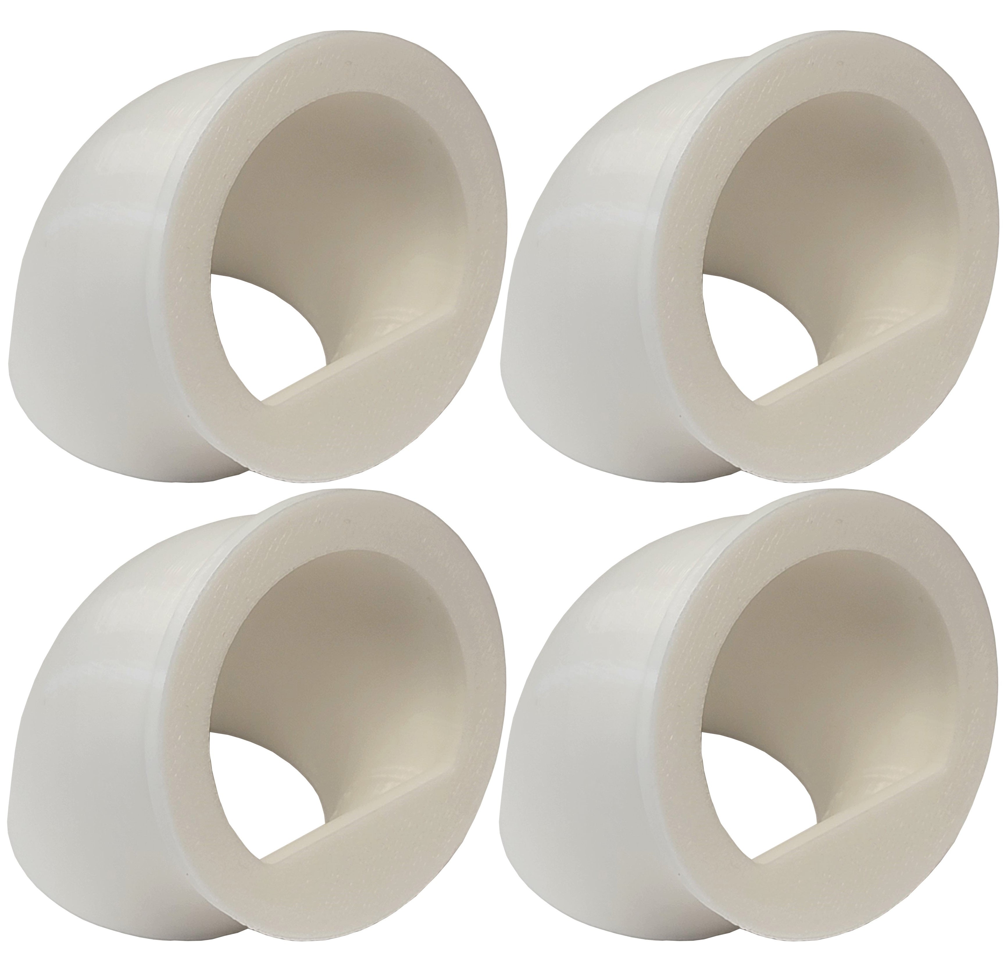 4 Pack Quail & Chick Port Feeders - No Waste Poultry Feeder for DIY Chicken Coop - Perfect for Small Farms, Backyard Flocks, and Homesteading