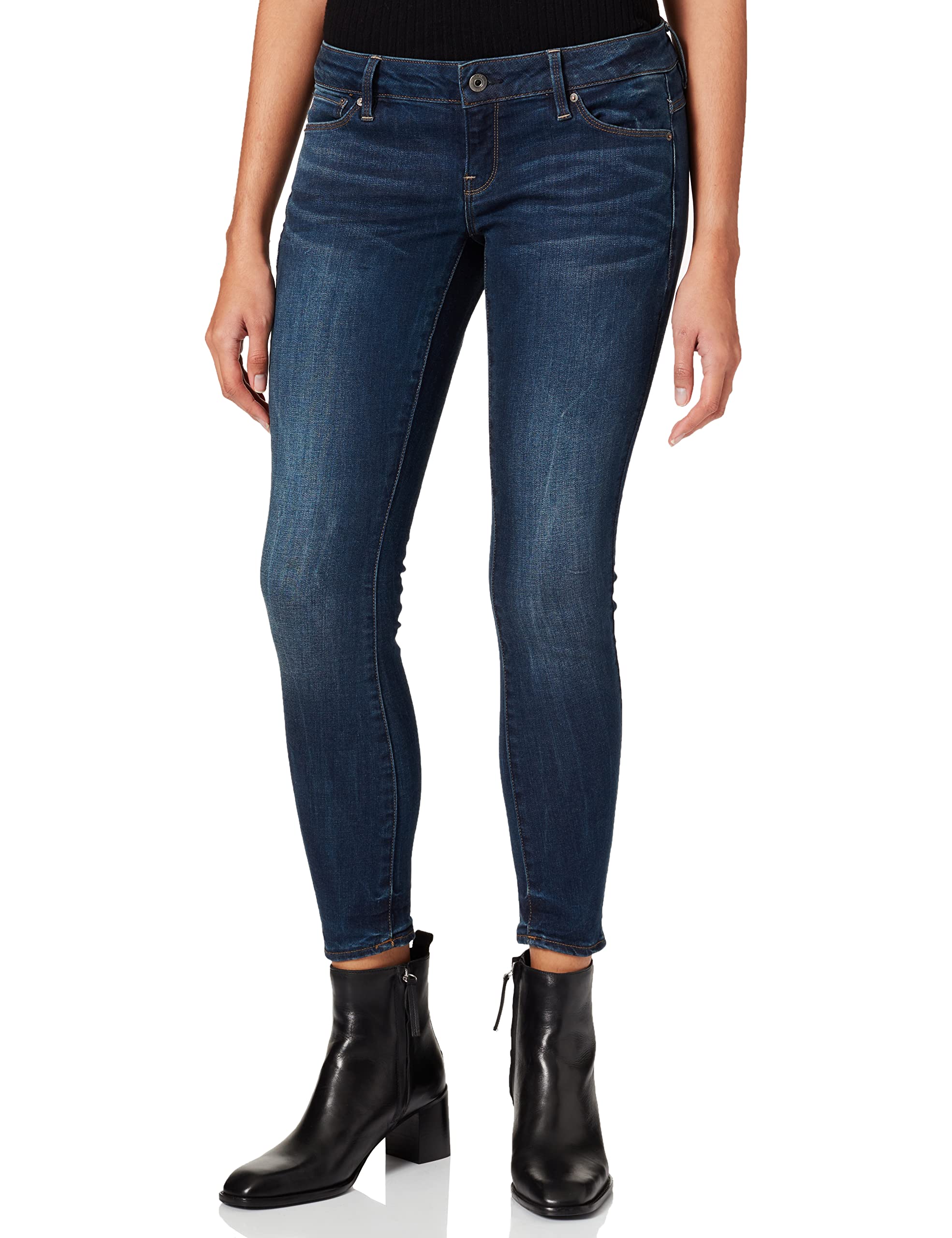 G-Star Raw Women's 3301 Low Rise Skinny Fit Jeans | Slim Stretch Denim Pants for Women | Perfect for Casual Wear, Night Out & Everyday Fashion