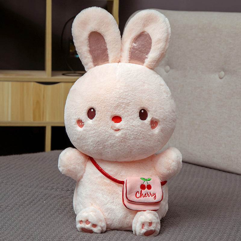 Soft and Cute Resting Bunny Face Plush Pillow - Perfect for Kids' Bedroom Decor, Nursery, and Cozy Home Relaxation