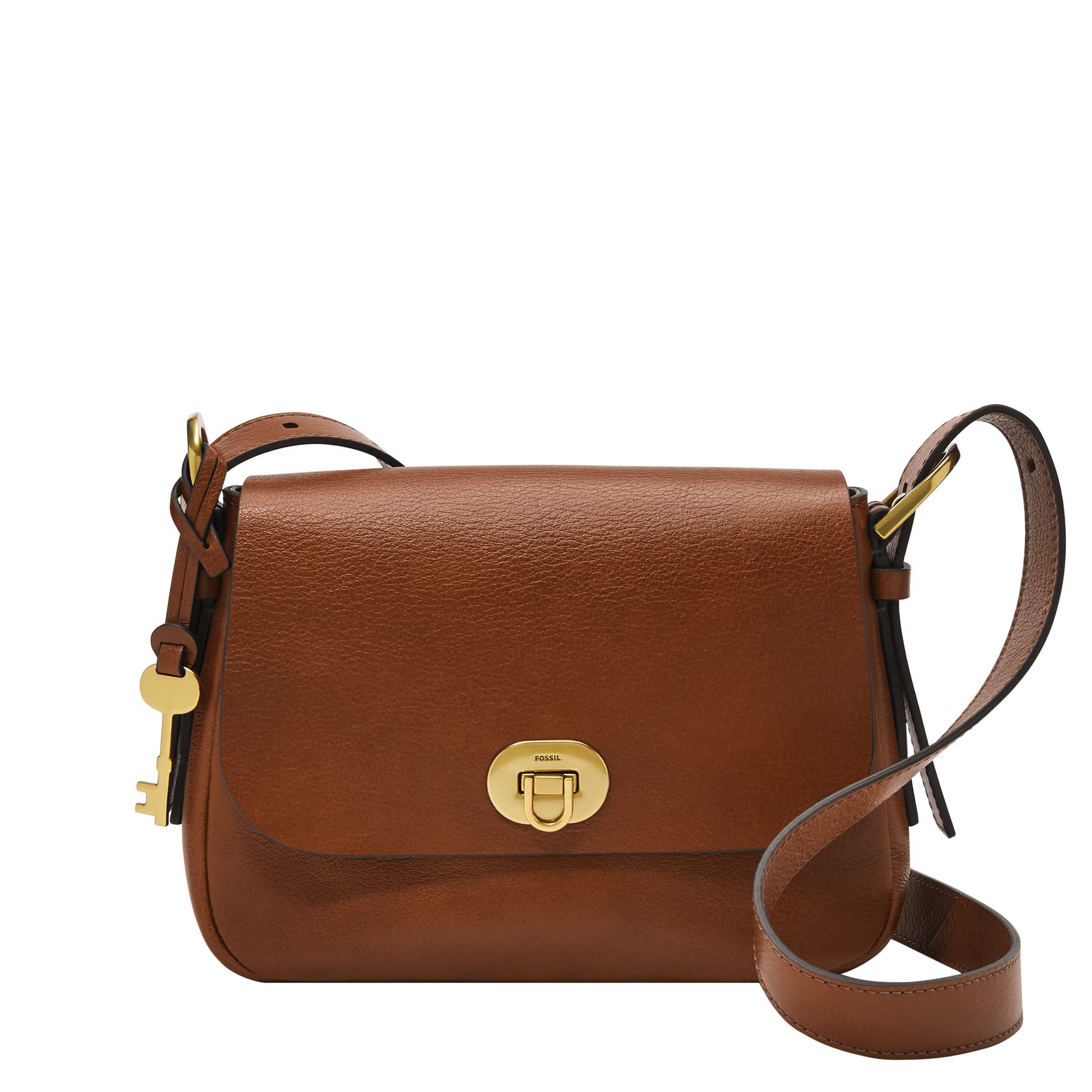 Fossil Harper Leather Small Flap Crossbody Purse for Women - Stylish & Compact Handbag for Everyday Use, Work, Travel & Date Night