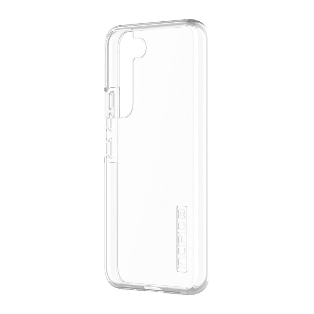 Incipio DualPro Classic+ Case for Samsung Galaxy S22 - Clear Protective Cover with Clear & Atlantic Blue Buttons | Shockproof Phone Case for Everyday Use & Outdoor Activities