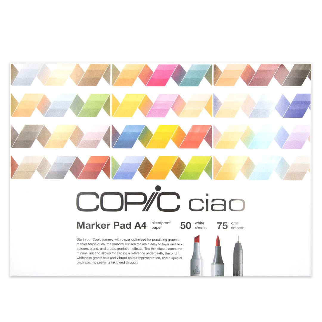 Premium Copic Marker Pad A4 Size - 50 Sheets of High-Quality Marker Paper for Artists & Illustrators - Perfect for Sketching, Drawing & Professional Art Projects