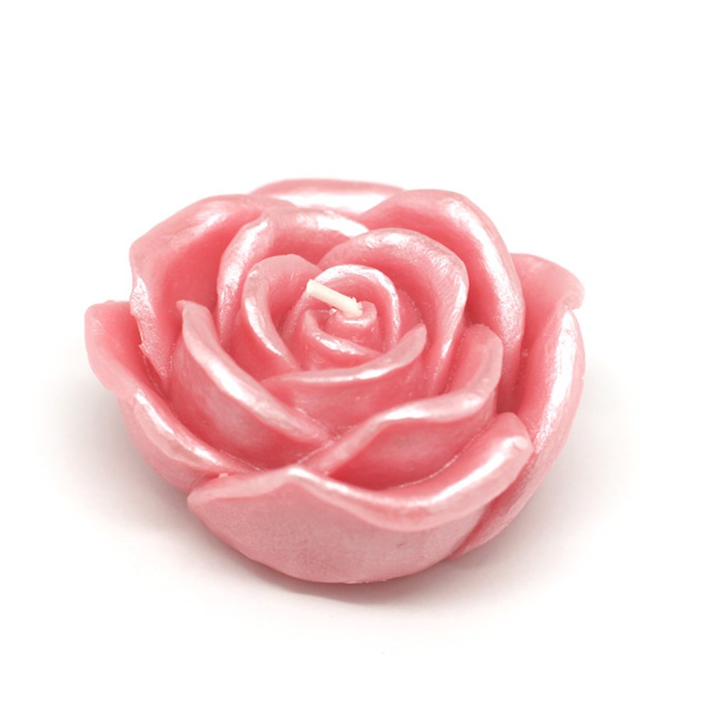 144-Piece Pink Rose Floating Candles 3 Inch for Weddings, Parties, Spa & Home Decor – Bulk Set of Elegant Floral Tea Lights