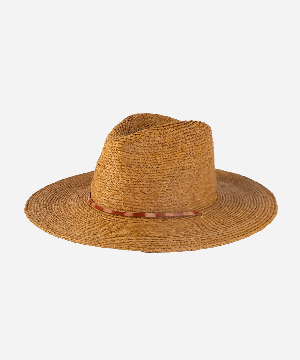 Ozzy Packable Straw Sun Hat for Women - UPF 50+ Wide Brim Summer Beach Hat - Foldable Travel Sun Hat for Outdoor, Vacation, and Gardening