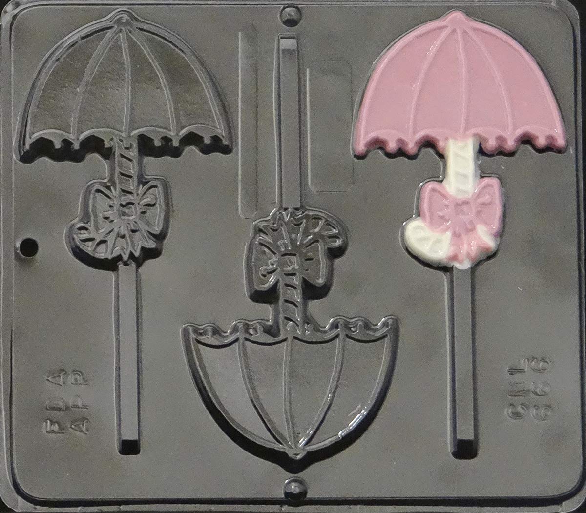 Chocolate Candy Mold for Baby Shower - Umbrella Lollipop