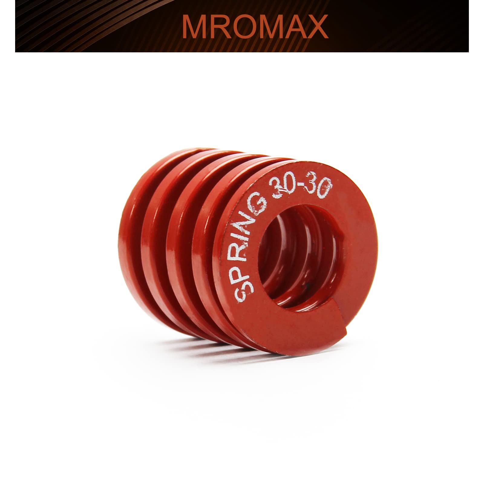 MroMax 3D Printer Die Spring - 30mm OD x 30mm Length Medium Load Compression Mold Spring for Ender 3D Printers - Red (1PC) - Perfect for 3D Printer Maintenance and Repairs