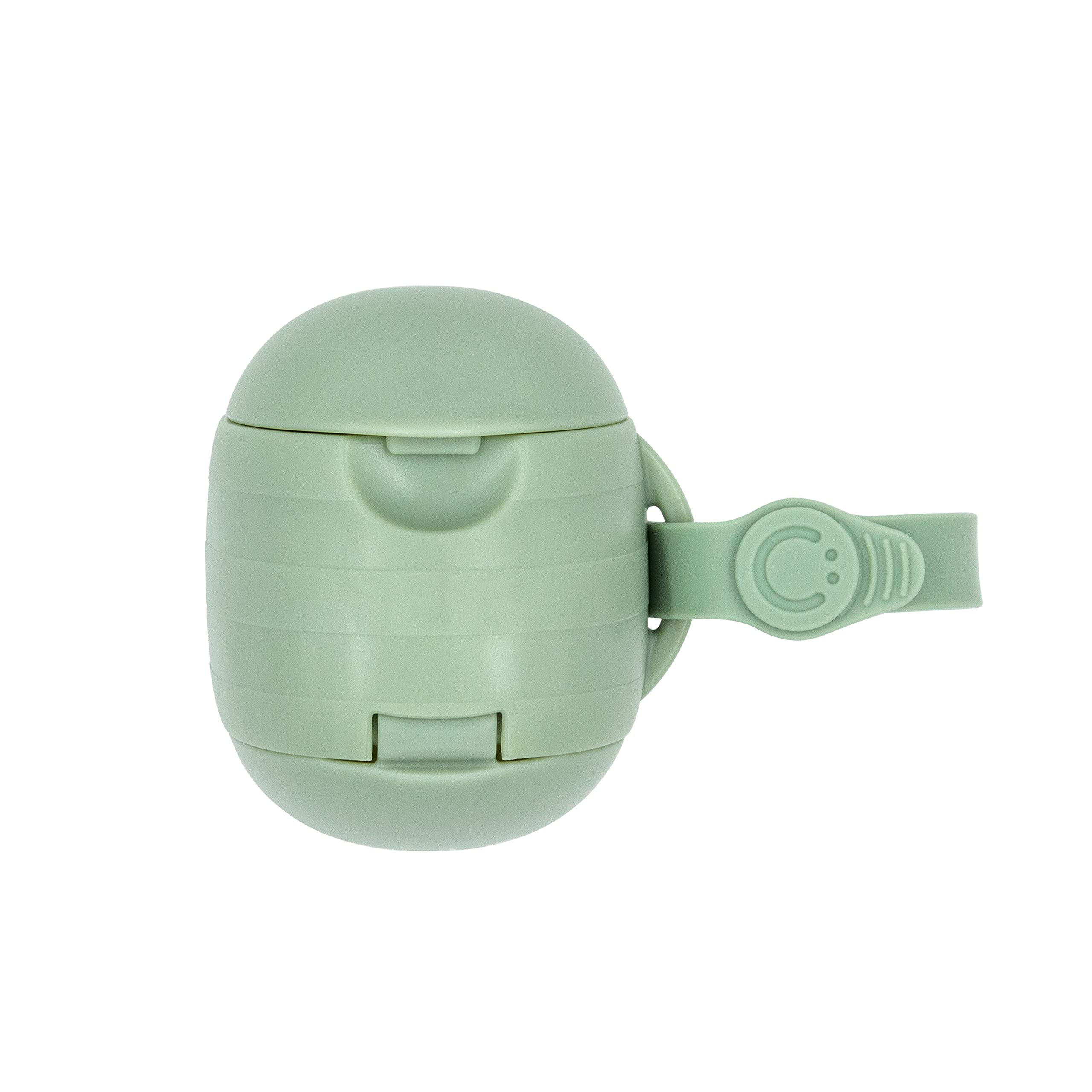 Ubbi On-The-Go Dual Pacifier Holder - Keep Baby's Pacifiers Clean & Organized - Portable Travel Essential for Diaper Bags - Must-Have Newborn Accessory in Sage Green - Perfect for Strollers, Car Seats & Baby Carriers