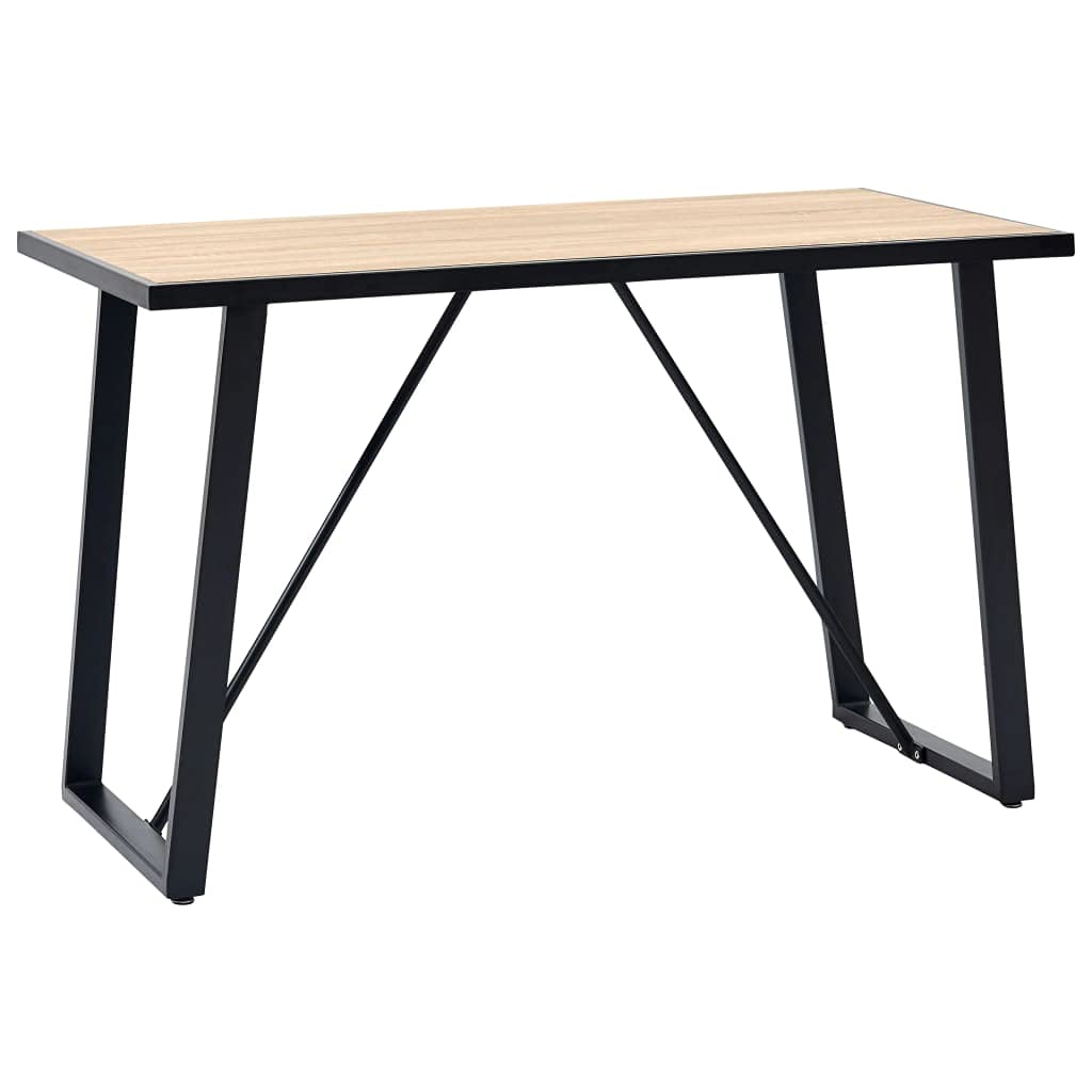 Solid Oak Dining Table & Coffee Table - 47.2
