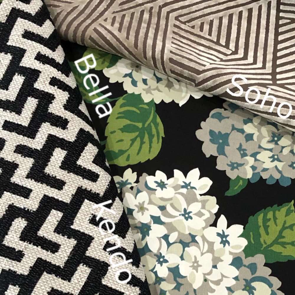 Kendo Black Oatmeal Geometric Maze Pillow Cover - Decorative Throw Pillow Case for Sofa, Bed & Couch - 18x18 Inches - Fabric by the Yard Available - Perfect for Living Room, Bedroom & Home Decor