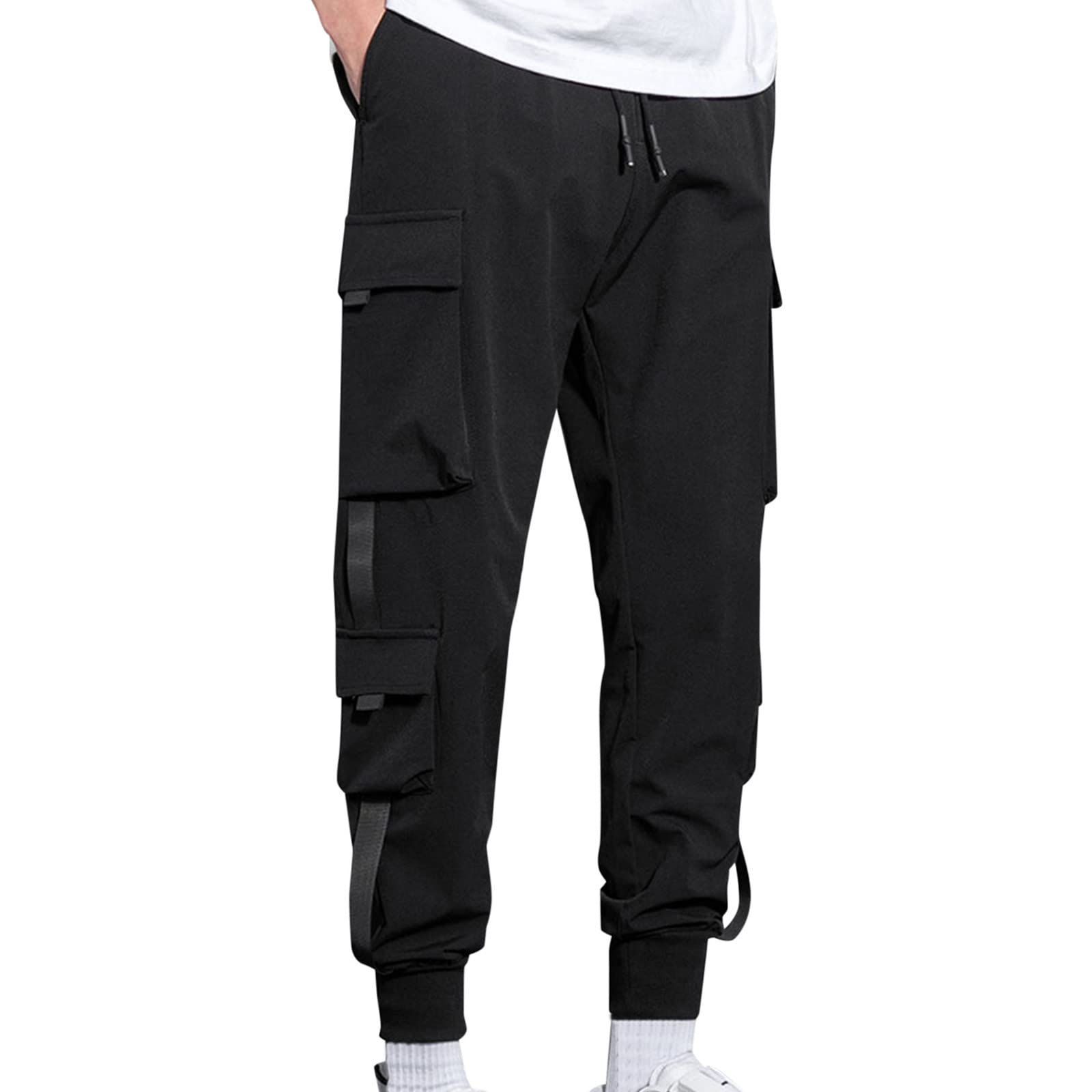 **Men's Cargo Pants - Loose Fit Casual & Sports Trousers with Multiple Pockets | Harlem Style for Outdoor, Work & Streetwear**