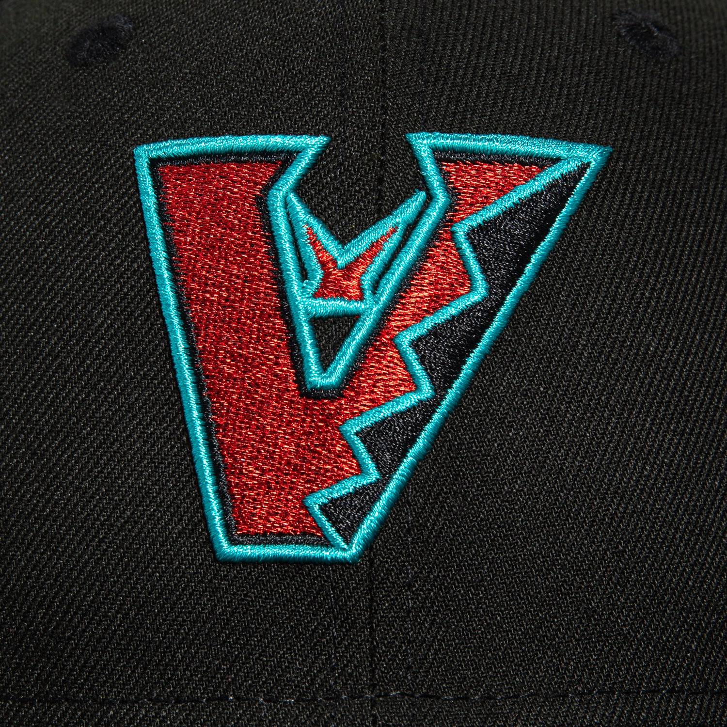New Era 59Fifty Arizona Diamondbacks Chase Field Patch Upside Down Snapback Hat - Black, Sedona Red, Teal - Perfect for Baseball Games, Fan Collections & Streetwear Fashion