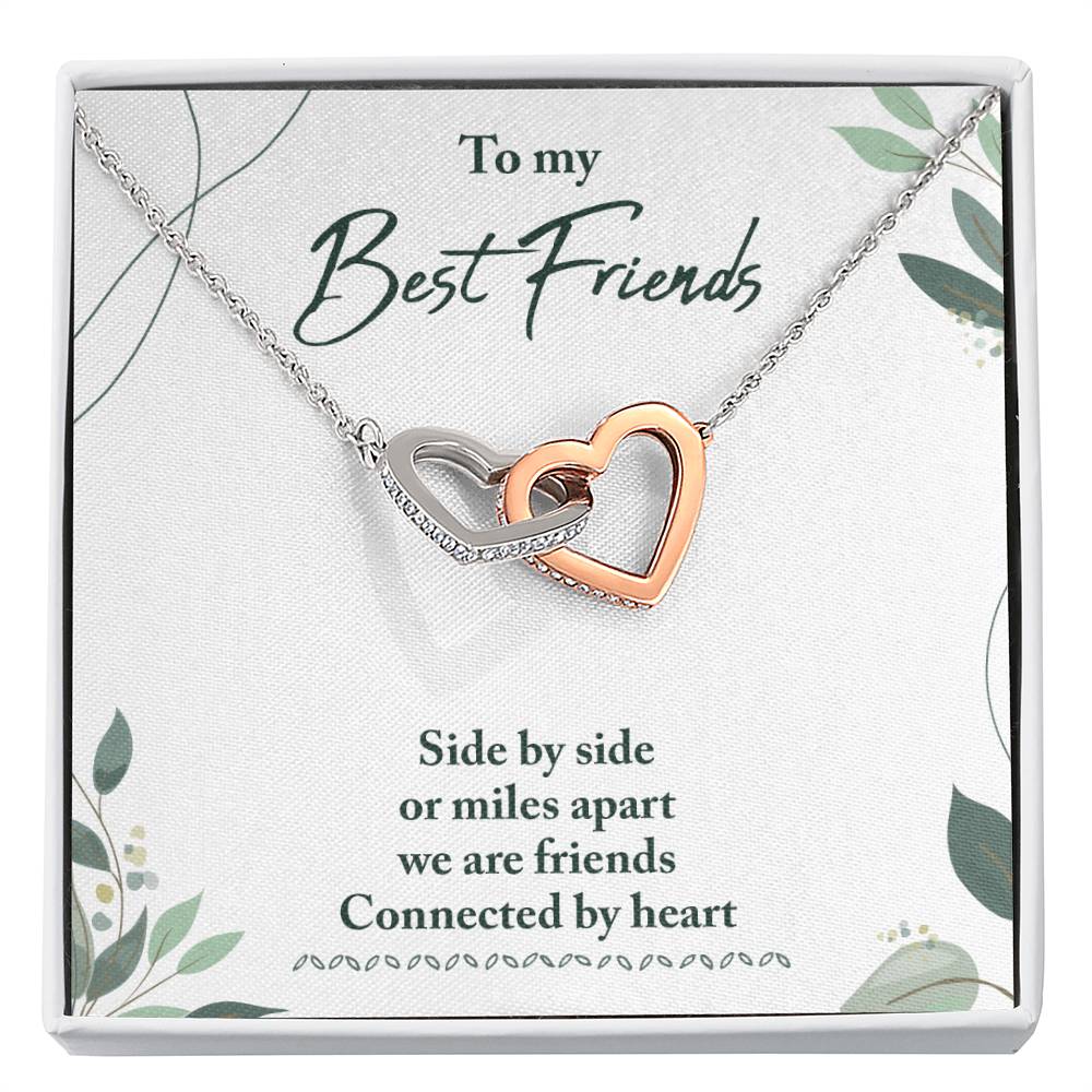 Best Friend Gifts for Women & Men - Long Distance Friendship Gifts - Heart Connection Keepsake - Perfect for Birthday, Anniversary & Special Occasions