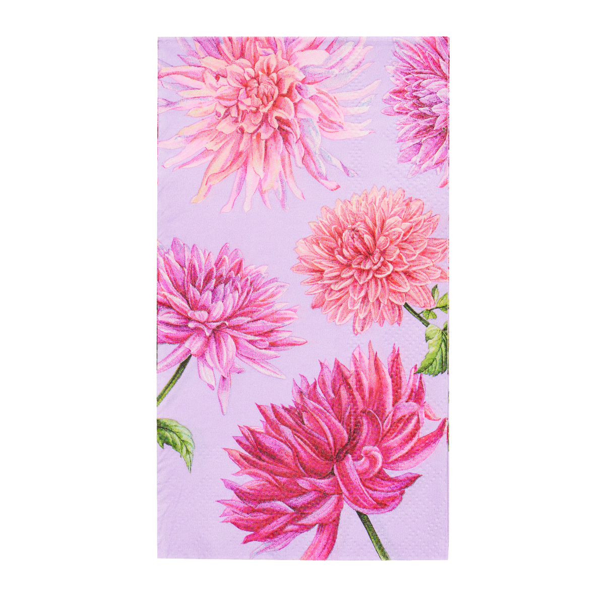 Premium Dahlia Floral Design Guest Towels - 20 Pack | Soft & Absorbent Bathroom Hand Towels for Home, Hotel & Party Decor