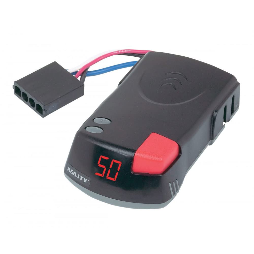 Hopkins 47294 Agility Plug-in Simple Brake Controller for RVs & Trailers - Easy Installation & Smooth Towing Experience
