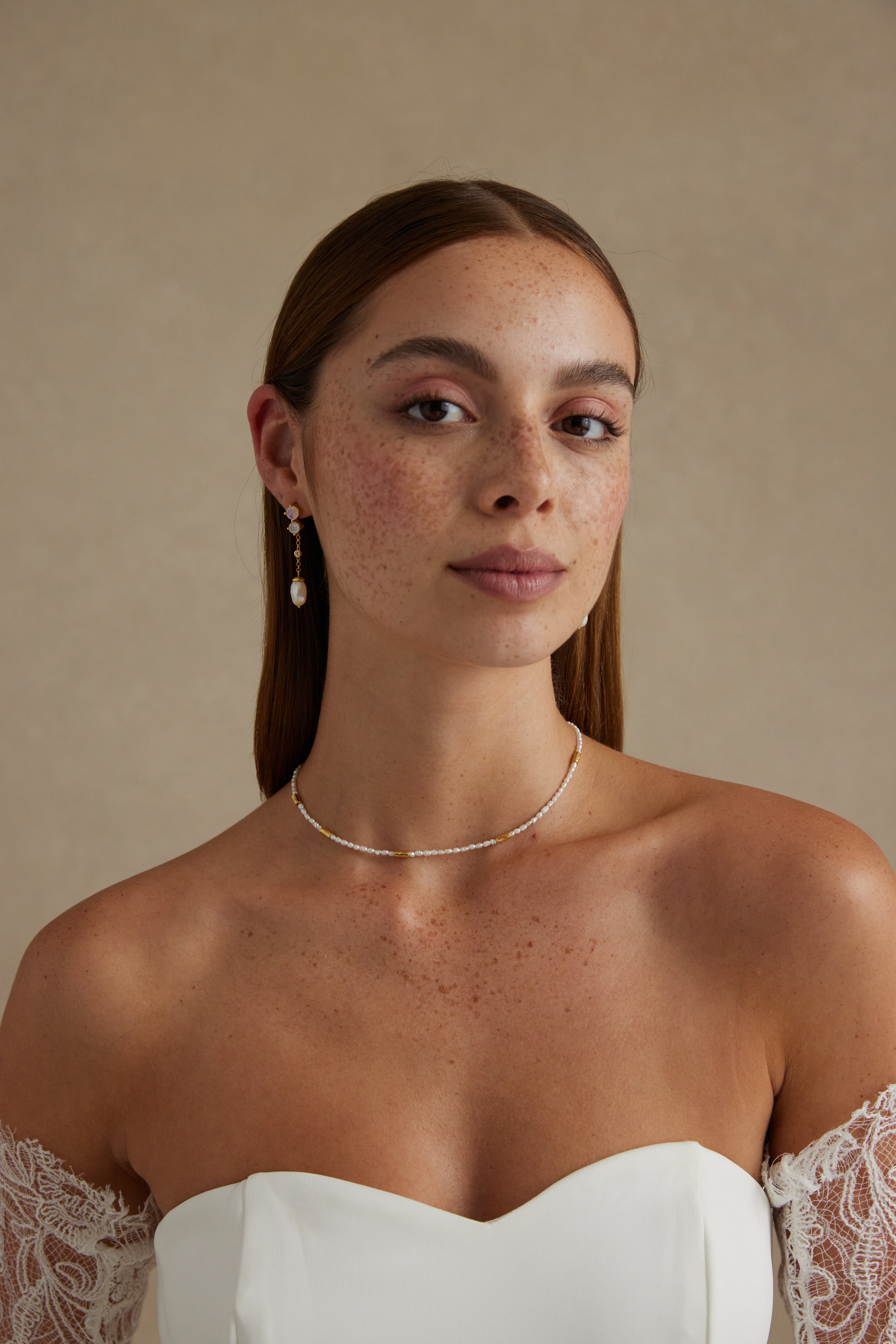 Eloise 14K Gold Drop Earrings for Women - Elegant Dangle Earrings for Wedding, Party & Everyday Wear