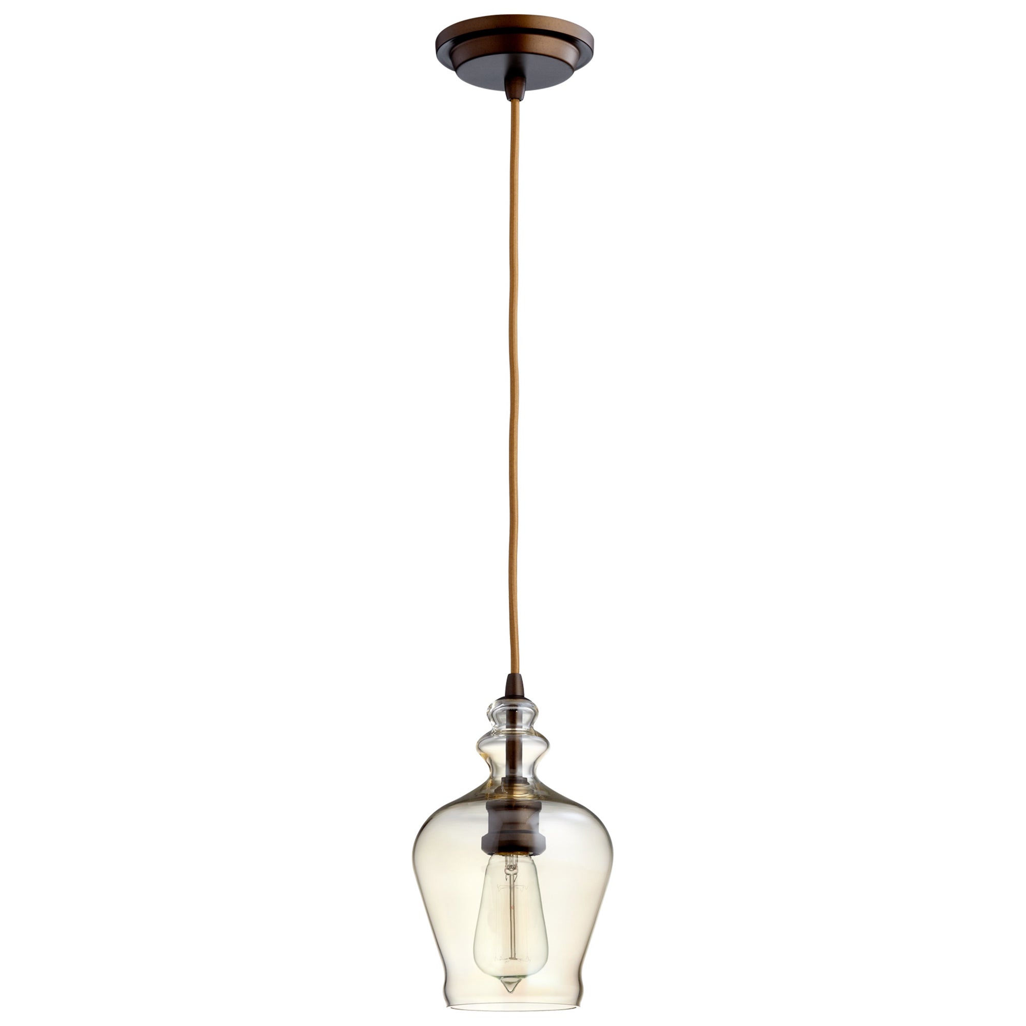 Cyan Design 06062 Calista Pendant Light Fixture - Oiled Bronze Finish - Elegant Dining Room & Kitchen Island Lighting