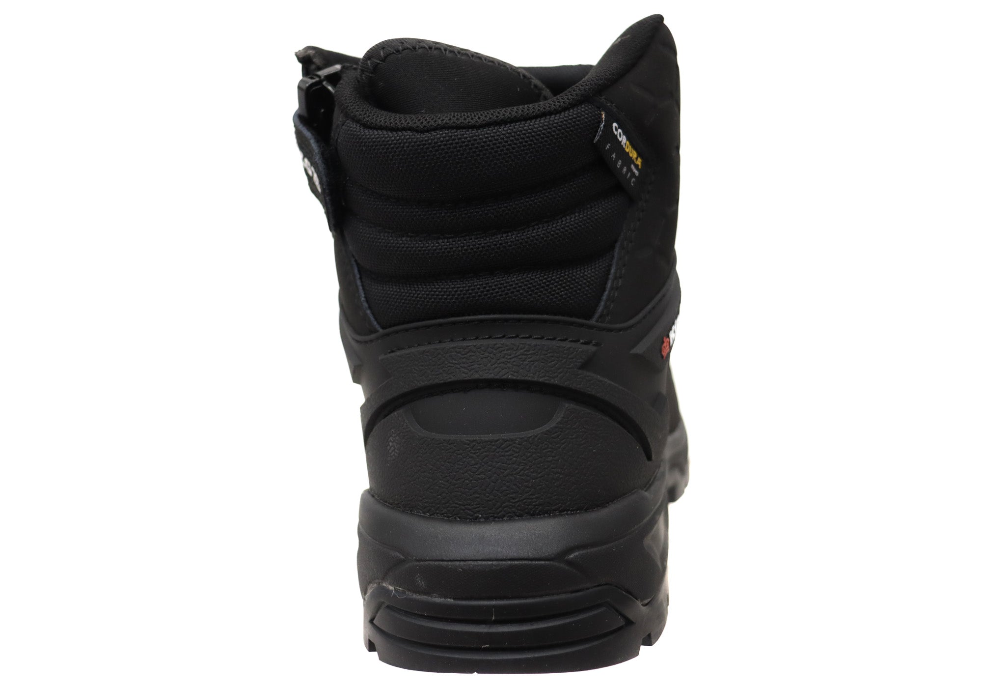 KingGee Men's Quantum Hybrid Zip Lace Composite Toe Work Boots - Black Safety Shoes for Construction, Warehouse & Outdoor Work