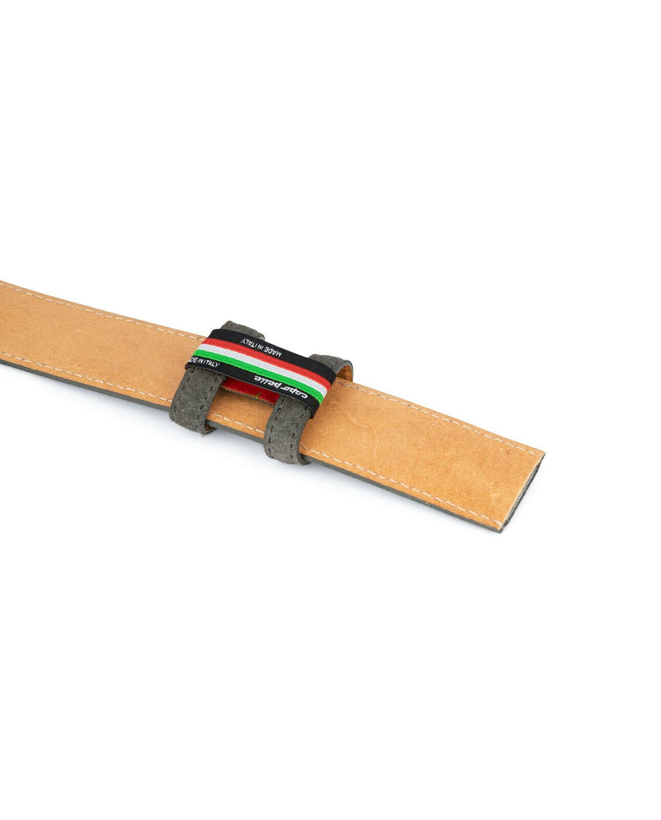 Cartier Gray Calfskin Replacement Belt Strap - Genuine Suede, No Buckle Included - Perfect for Watch Bands, Jewelry Accessories & Luxury Fashion Upgrades