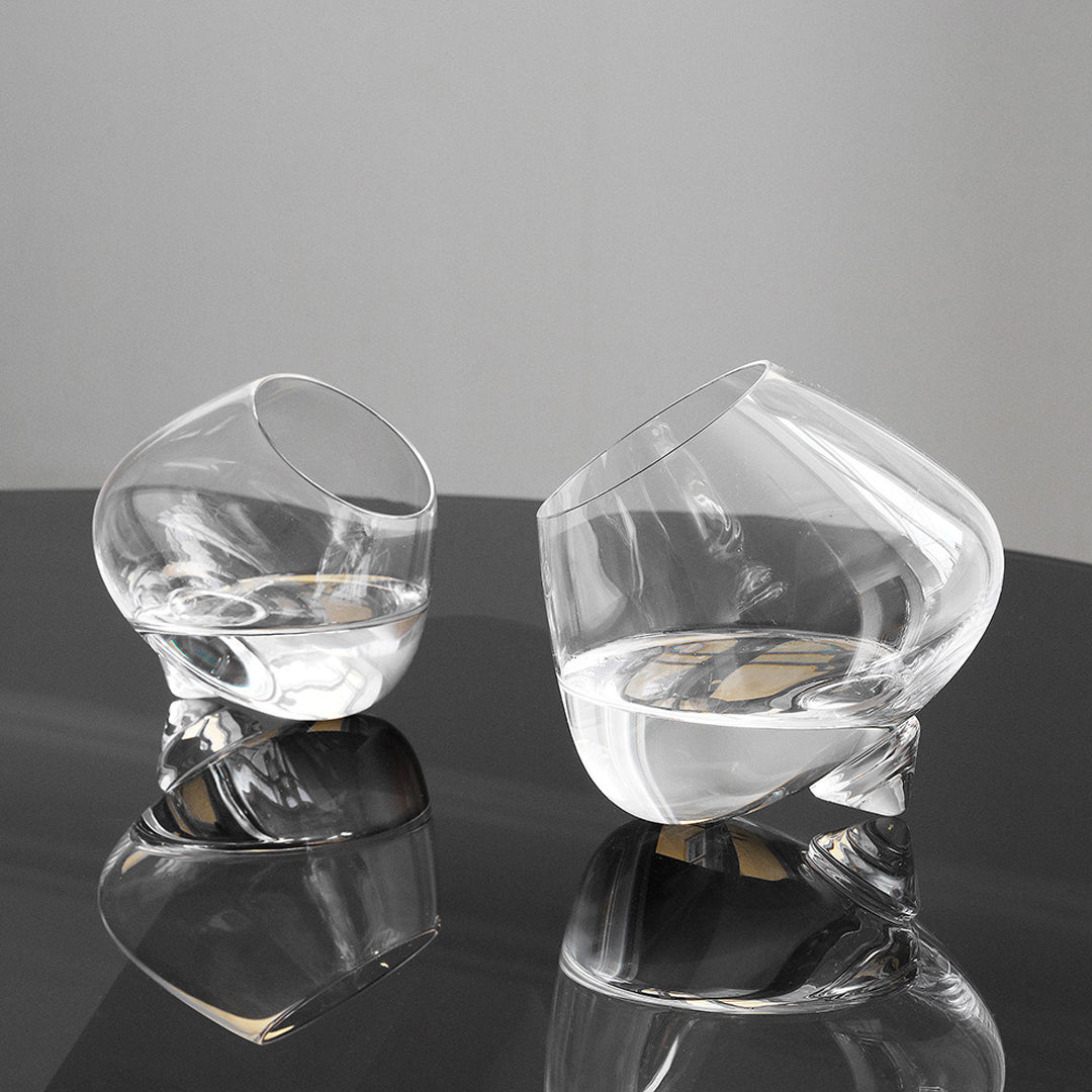 Premium Cognac Glasses Set of 2 - 4-Pack Luxury Snifters for Brandy, Whiskey & Bourbon - Elegant Glassware for After-Dinner Drinks, Gifts & Home Bar Decor