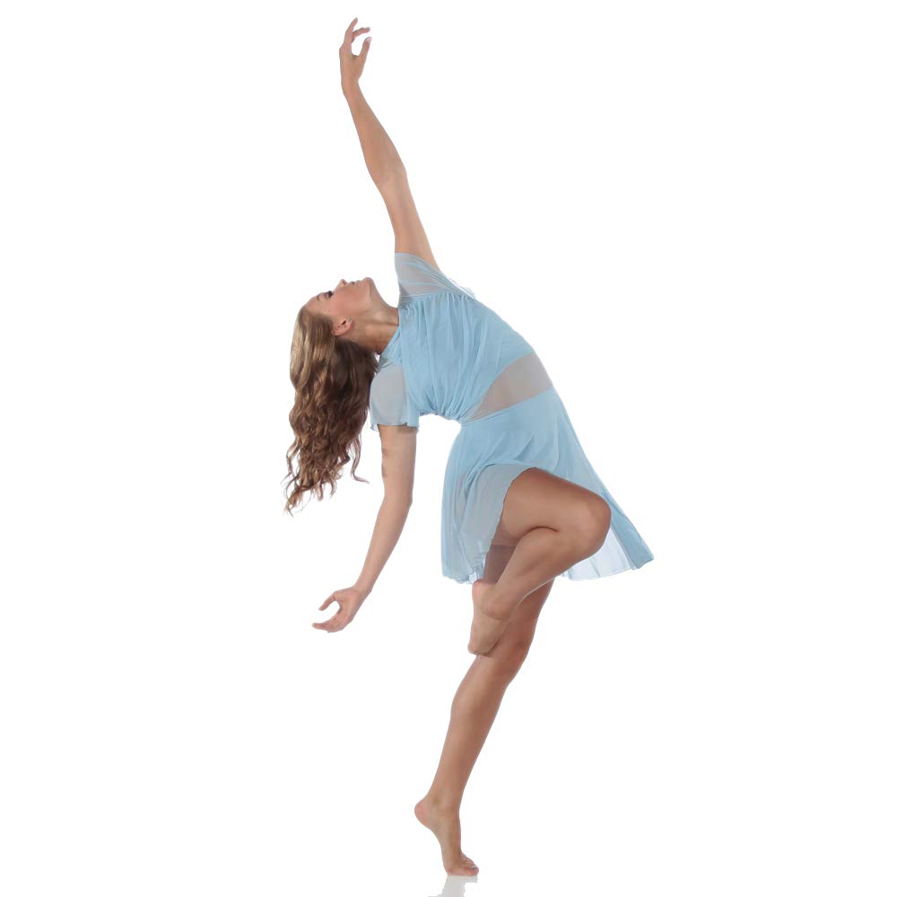 Flutter Sleeve Dance Leotard with Skirt - Lyrical Ballet Costume for Girls & Women - Perfect for Performances, Recitals & Competitions