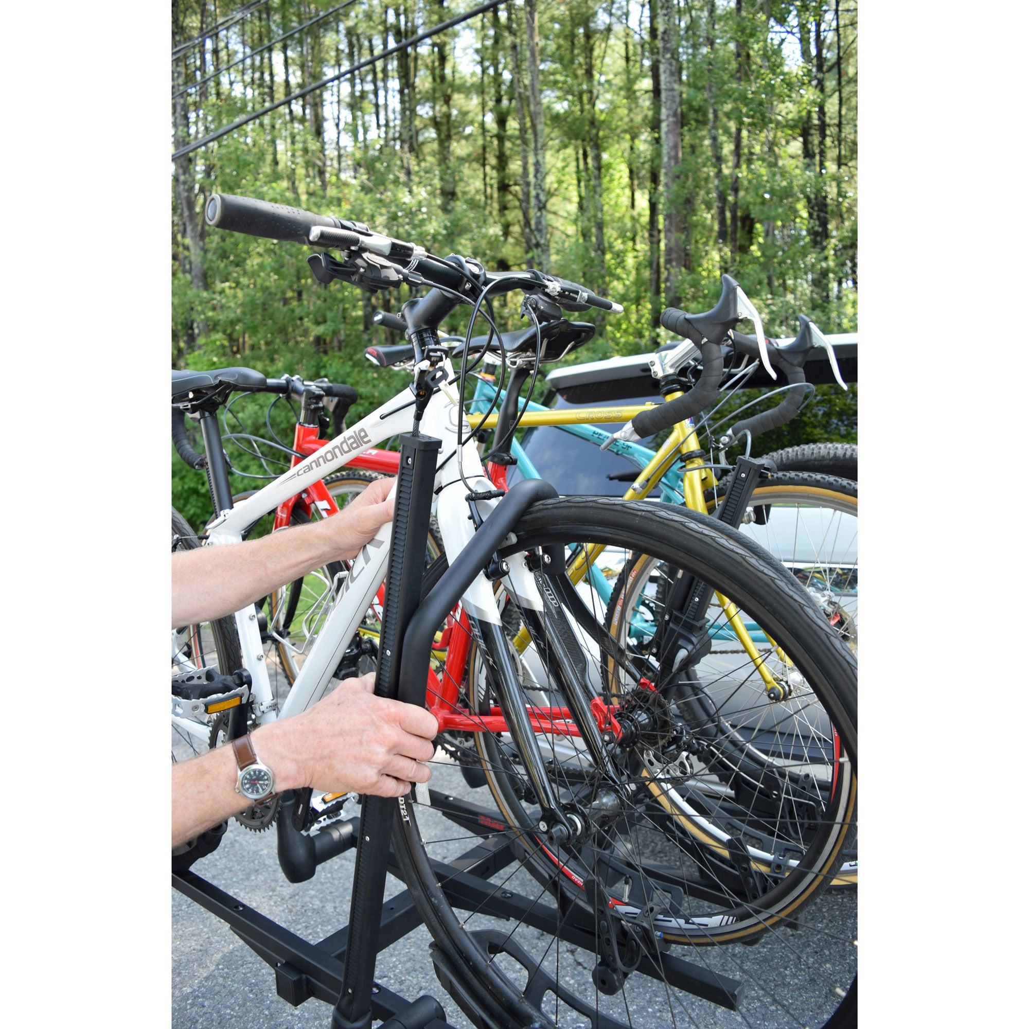 Malone Pilot HM4 Bike Hitch Rack - Heavy Duty 4-Bike Carrier for SUVs & Trucks | Secure & Easy Loading | Perfect for Road Trips & Outdoor Adventures