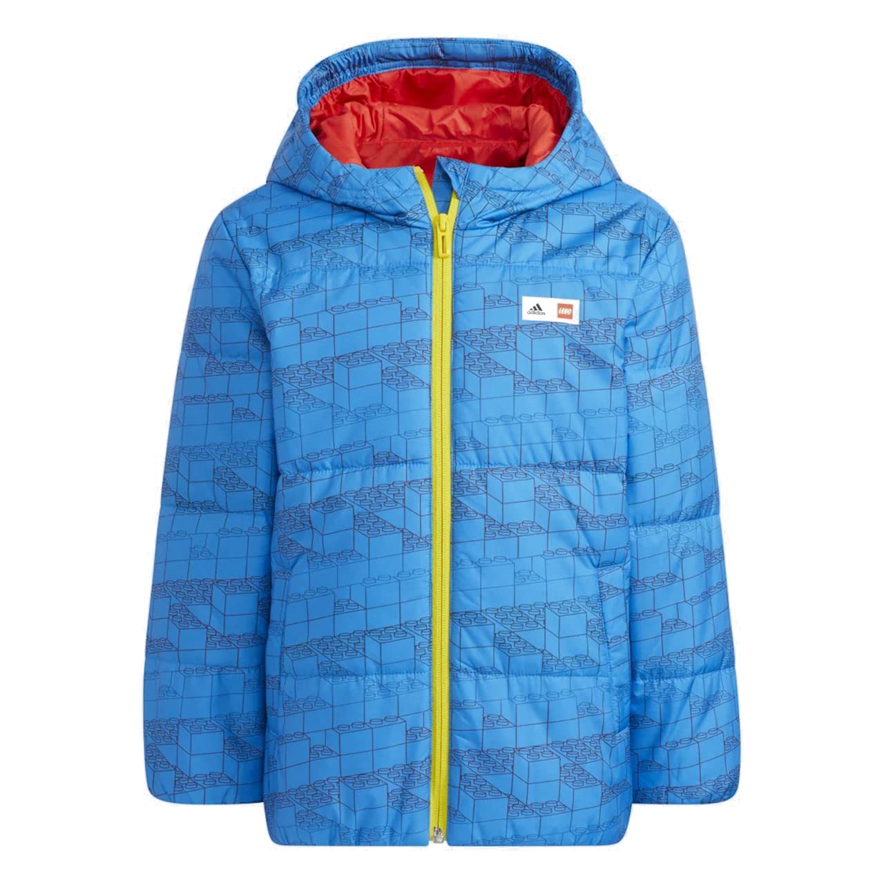 Adidas X Classic Lego Kids Full Zip Jacket - Waterproof Windbreaker Coat for Boys & Girls - Perfect for School, Outdoor Play & Sports Activities