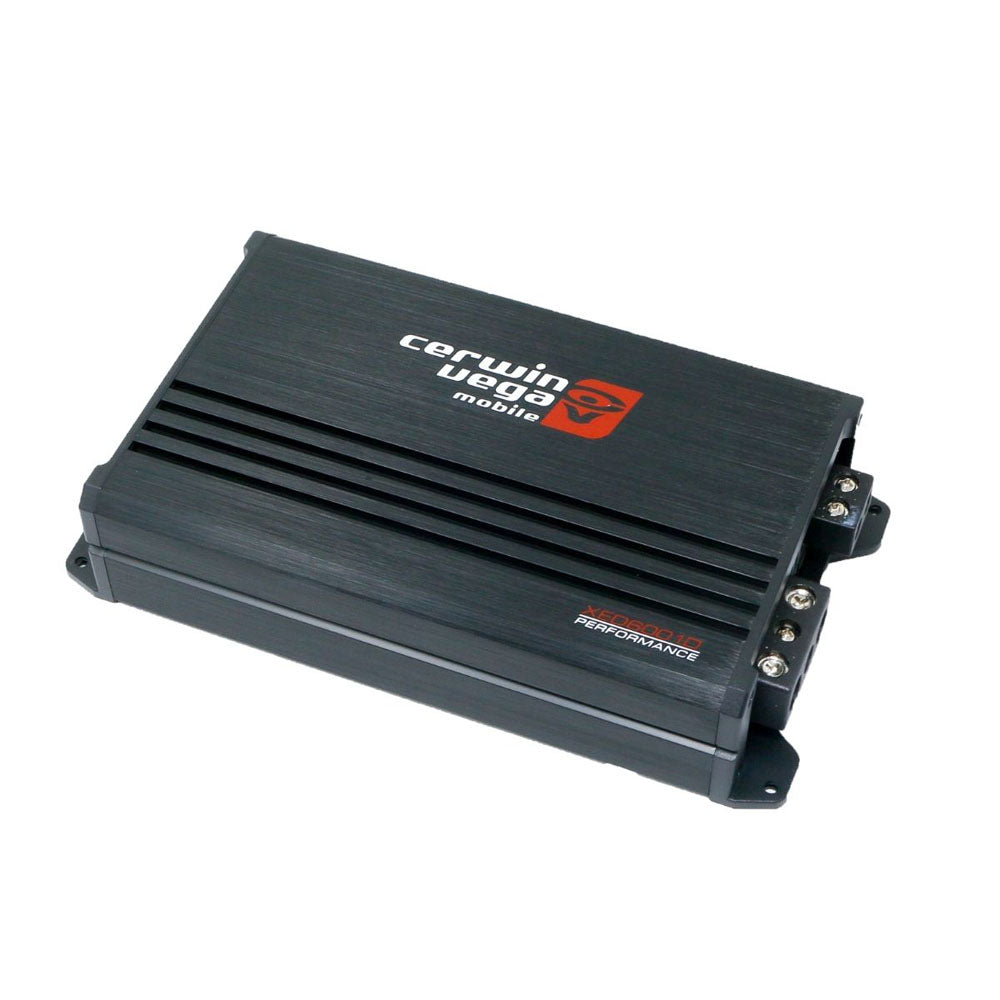 Cerwin Vega XED600 1D 1 Channel XED Series 600W Mono Amplifier - High Power Car Audio Amp for Subwoofers & Speakers | Perfect for Car Audio Systems & Home Theater Setups
