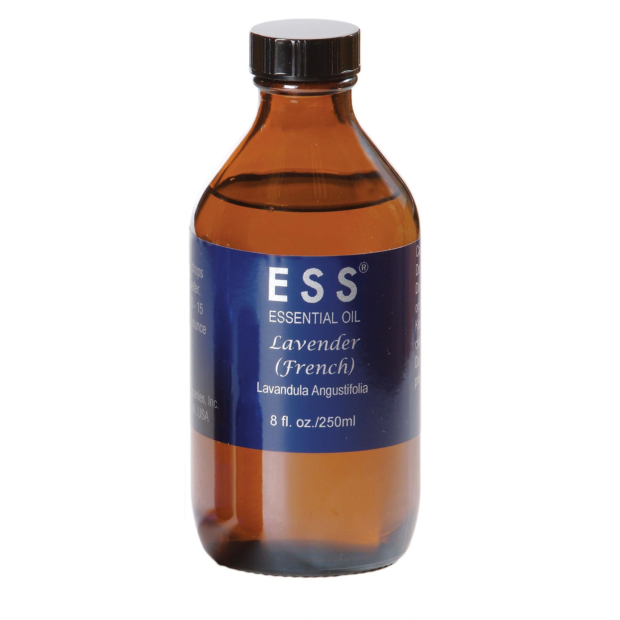 ESS French Lavender Essential Oil - 100% Pure Natural Aromatherapy Oil for Relaxation, Sleep & Stress Relief - Perfect for Diffusers, Massage & Skincare