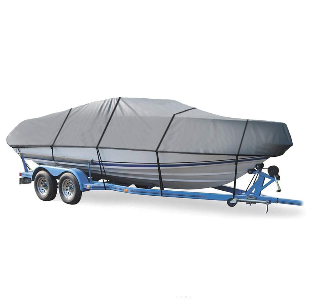 SBU Grey Boat Cover for Nitro Tracker 640 LX (2002-2008) - Trailering & Storage Protection