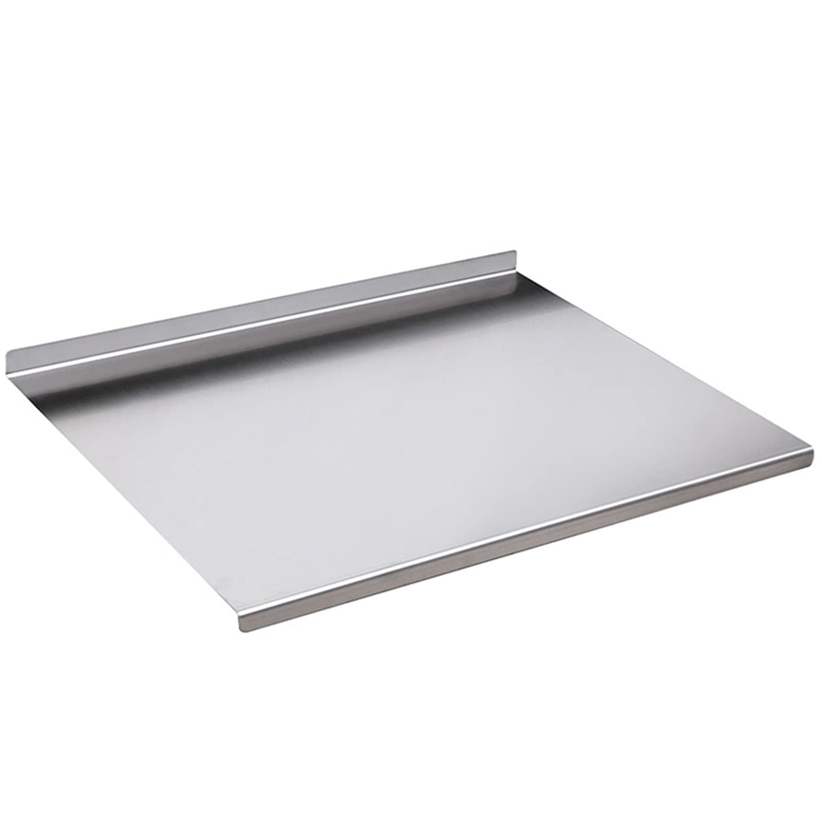 Premium Stainless Steel Cutting Board for Kitchen - 50x50cm Non-Slip Meat Chopping Board with Wire Drawing Polish, Rust-Resistant & Easy to Clean - Perfect for Home Cooking, BBQ, Sushi Preparation & Food Prep