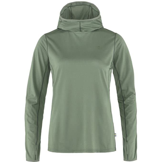 Fjallraven Abisko Sun-Hoodie for Women - UPF 50+ Sun Protection Lightweight Hiking Shirt - Perfect for Outdoor Adventures, Travel & Summer Activities