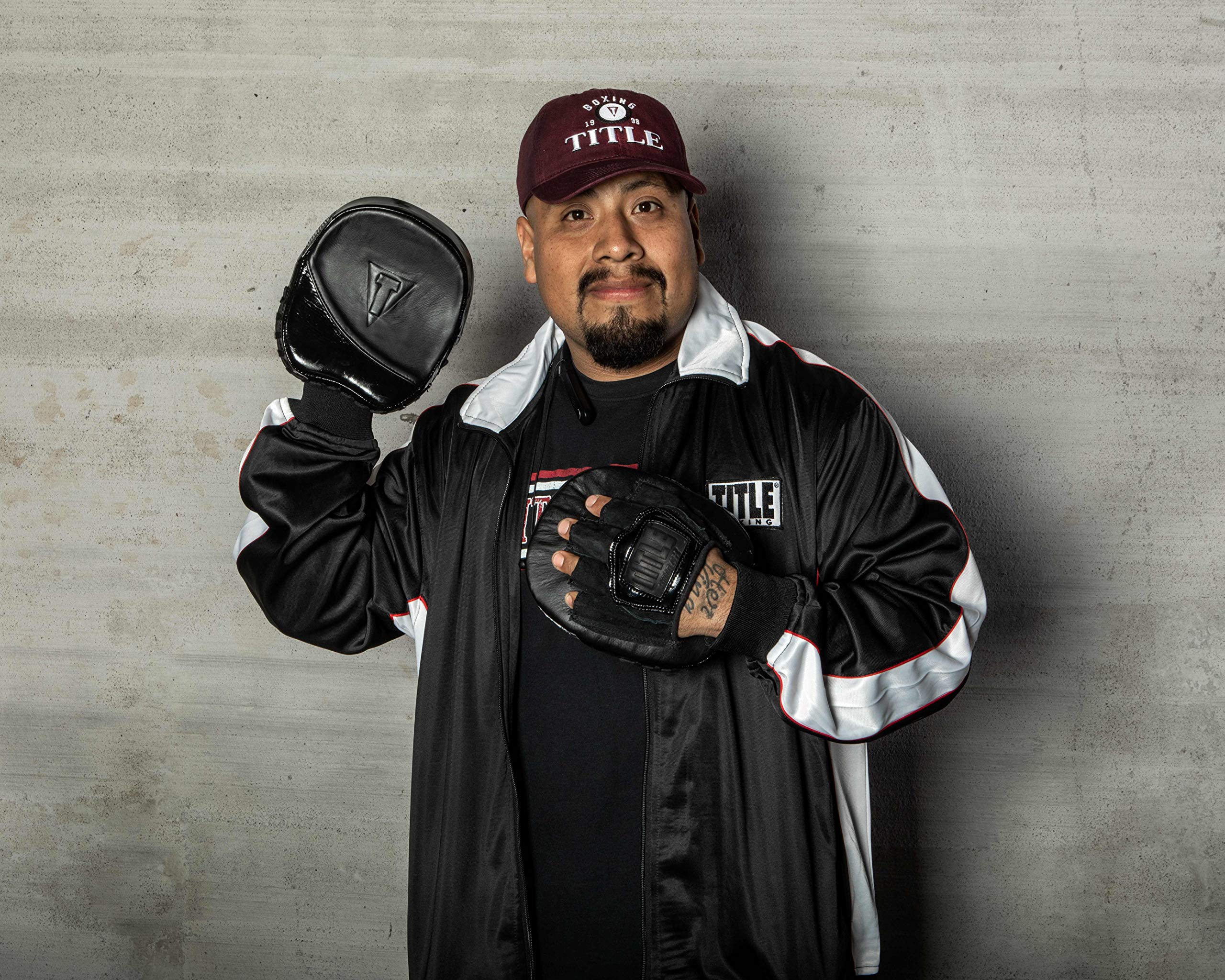Black Blitz Micro Mitts - Premium Boxing & Muay Thai Focus Pads for MMA, Kickboxing & Training | Durable Punching Mitts for Coaches & Fighters | Perfect for Sparring, Pad Work & Fitness Routines