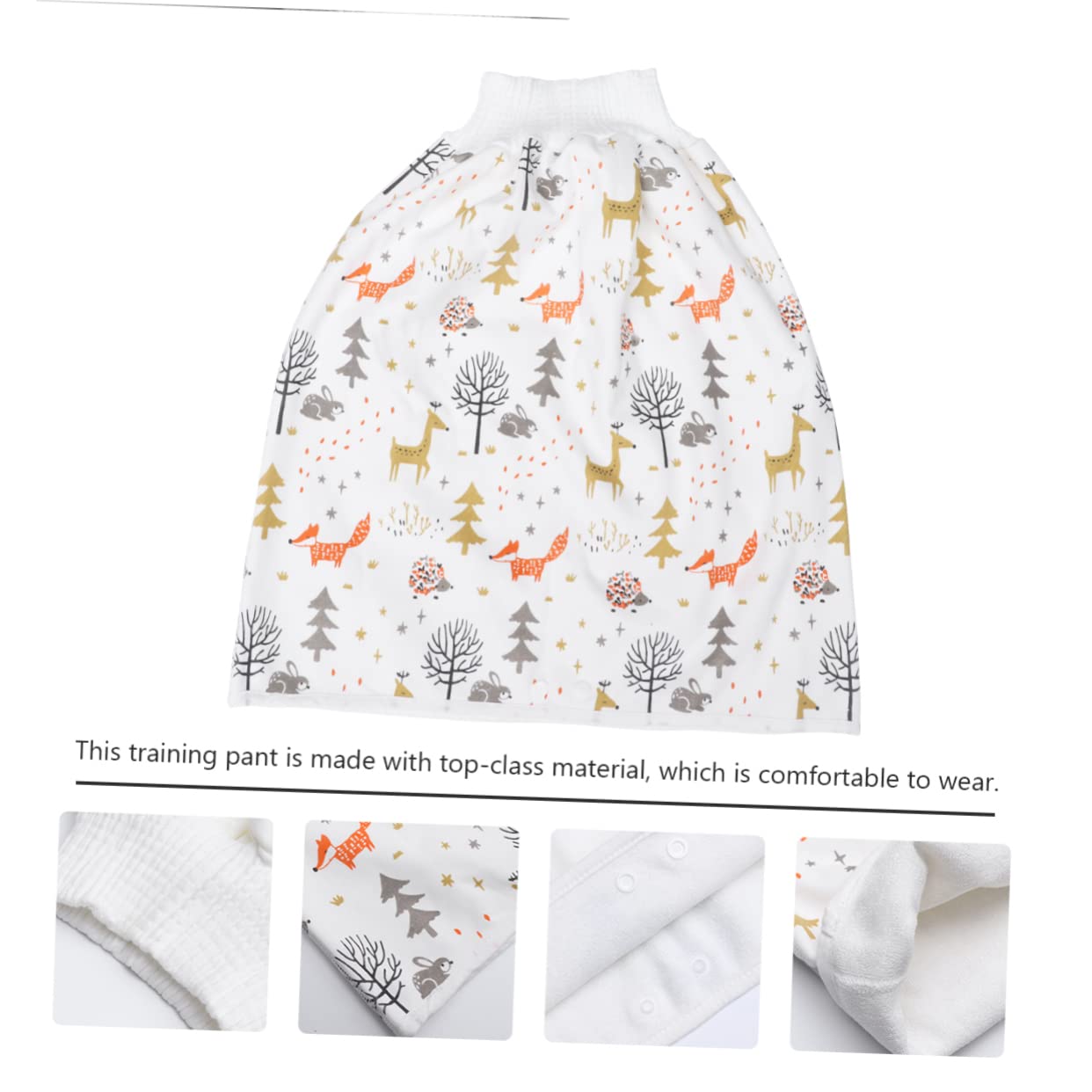 Vaguelly 3-Pack Washable Cotton Training Pants for Adults - Reusable Cloth Diapers for Incontinence & Bedwetting - Perfect for Overnight Protection, Postpartum Care & Elderly Use