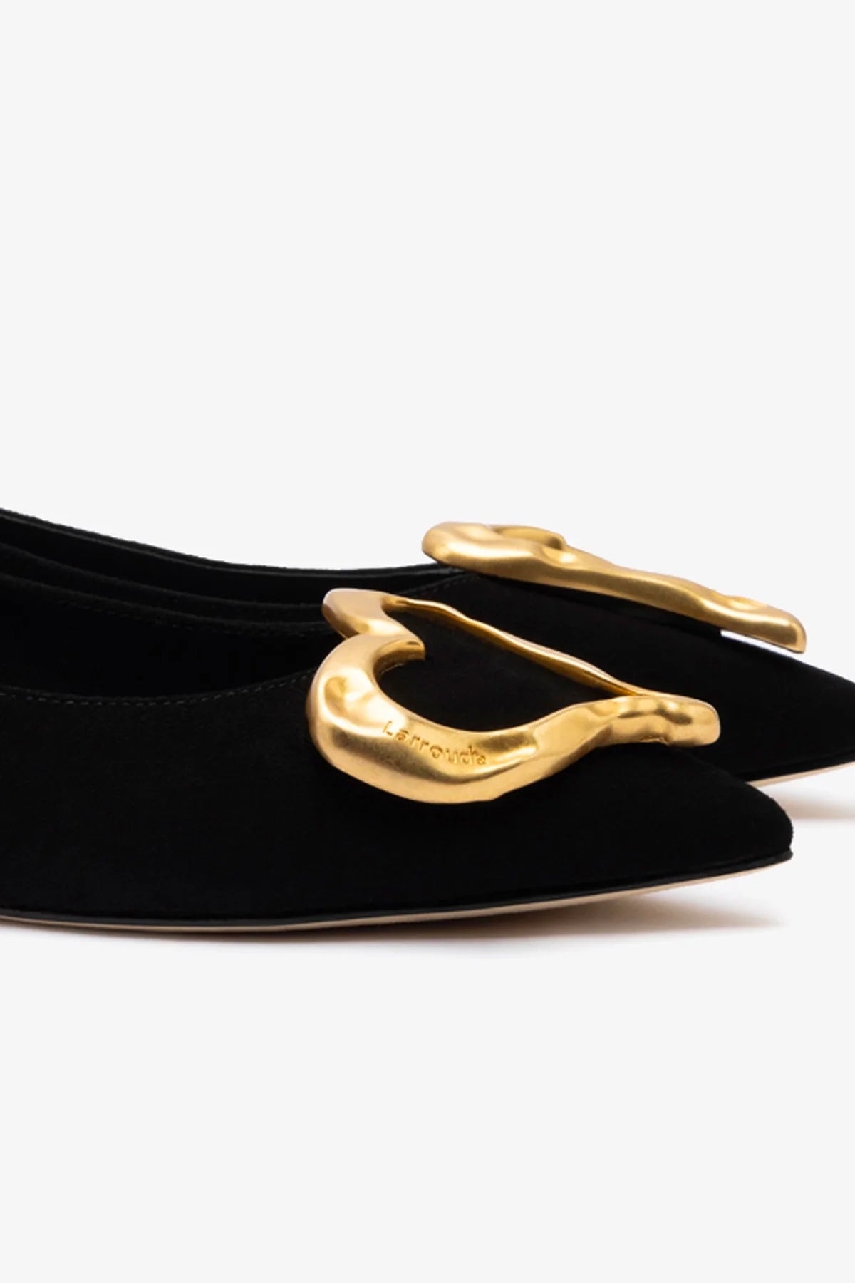 Lee Amore Flat In Black Leather - Women's Comfortable Ballet Flats for Work, Office & Casual Wear | Slip-On Shoes for Everyday Use
