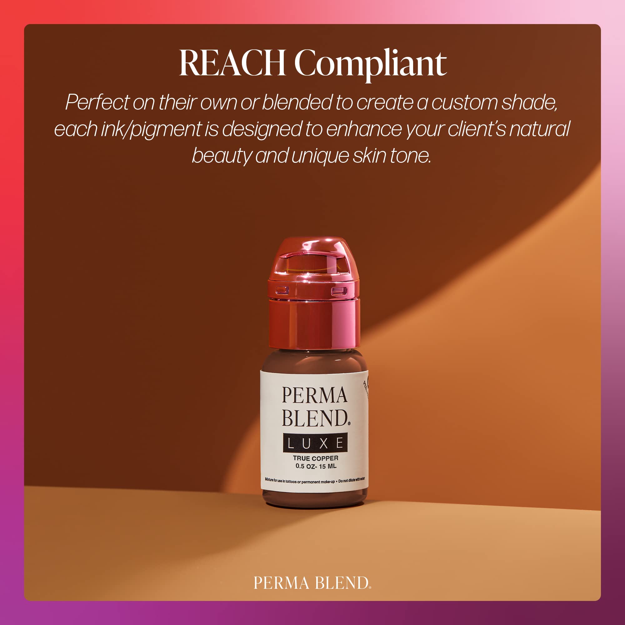 Perma Blend Luxe True Copper Eyebrow Pigment - 15ml for Permanent Makeup