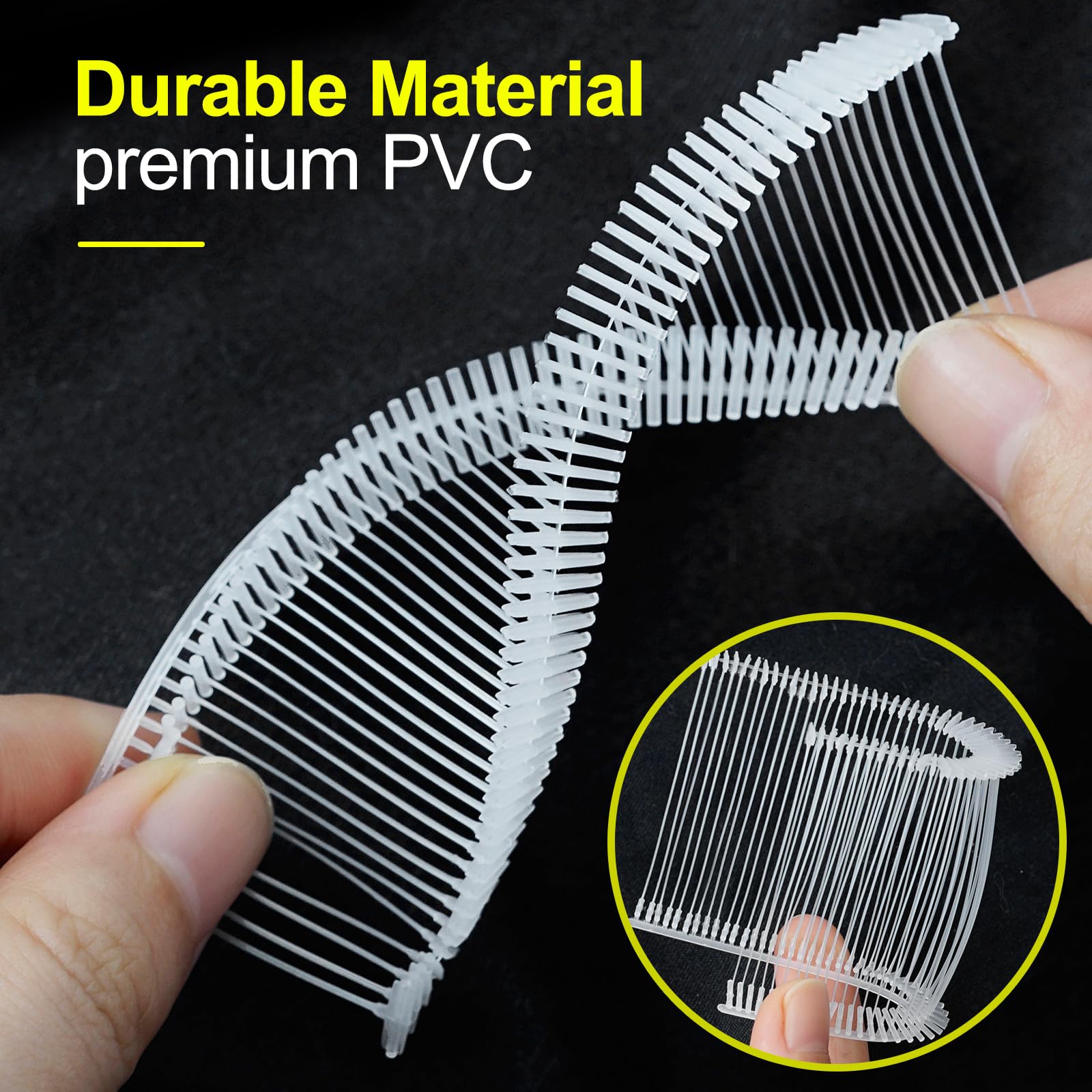 2 Inch Standard Tagging Gun Fasteners - 10000PCS Plastic Garment Tag Gun Refills & Price Tagging Barbs - Compatible with All Standard Tag Guns - Perfect for Clothing Retail, Warehouse Labeling & Inventory Management (2