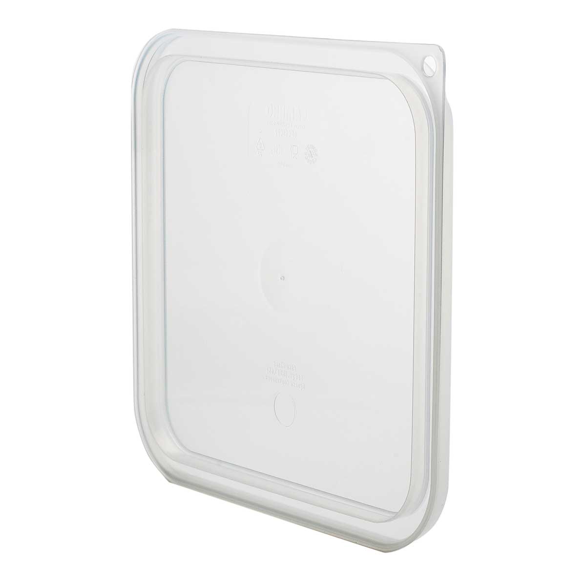 Cambro SFC6SCPP190 Camwear CamSquares Seal Cover - Translucent Food Storage Container Lid for 6 & 8 qt. - Perfect for Restaurants, Catering & Meal Prep